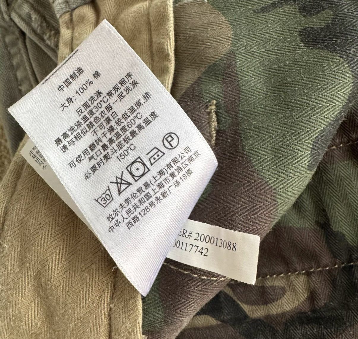 Ralph Lauren Ralph Lauren Denim Supply Patchwork Cargo Pants K22 Size US 31 - 6 Thumbnail