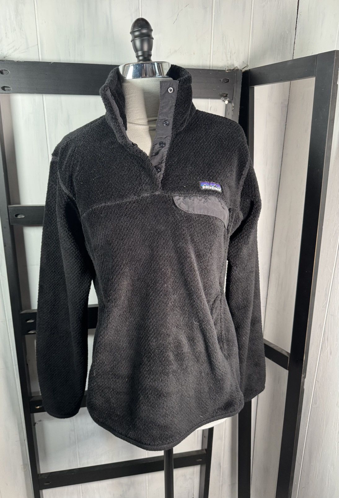 Patagonia Patagonia BLACK Re-Tool Snap-T Pullover Fleece Jacket, large Size L / US 10 / IT 46 - 8 Thumbnail