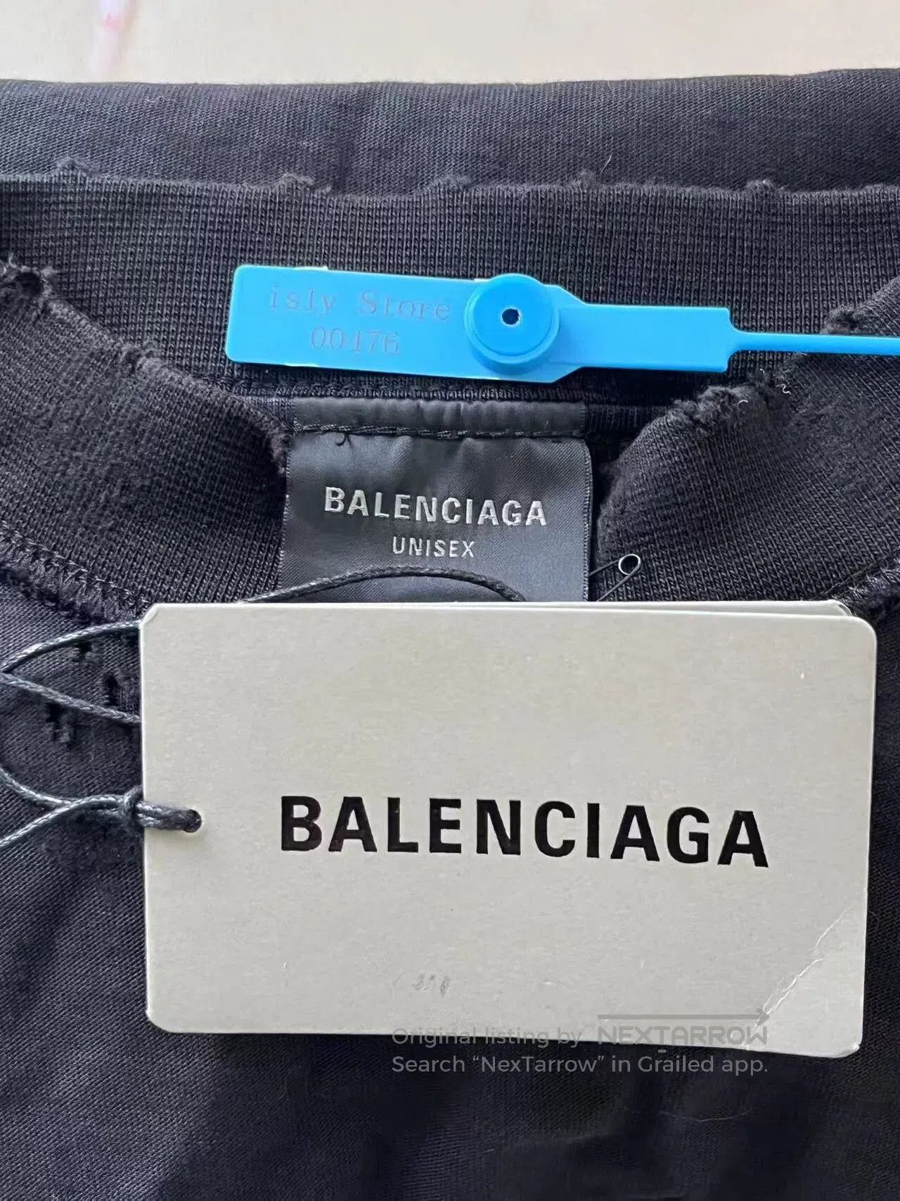 Balenciaga Balenciaga Manchester United Mud-Dye Distressed T-Shirt. Size US M / EU 48-50 / 2 - 5 Thumbnail