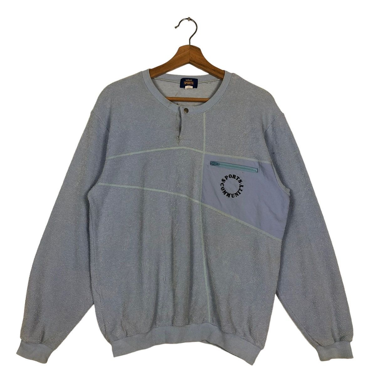 Japanese Brand × Vintage 🔥90’s Vintage Sweatshirt Crewneck Japan Volunt Sports Size US M / EU 48-50 / 2 - 1 Thumbnail