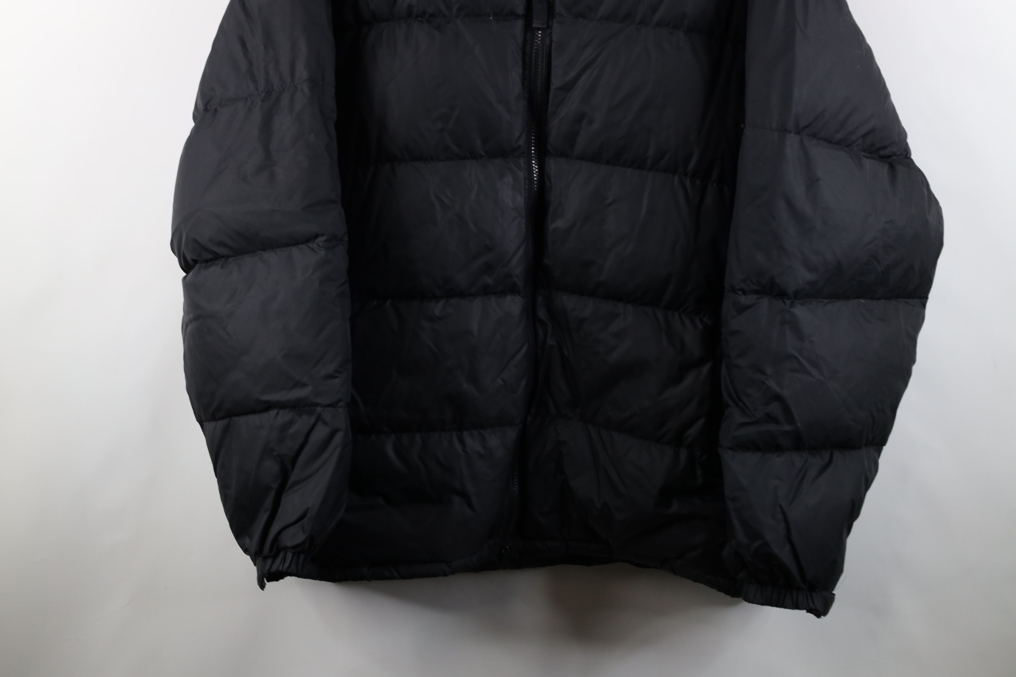 Vintage 90s Gap Duck Down Hooded Puffer Jacket Black
