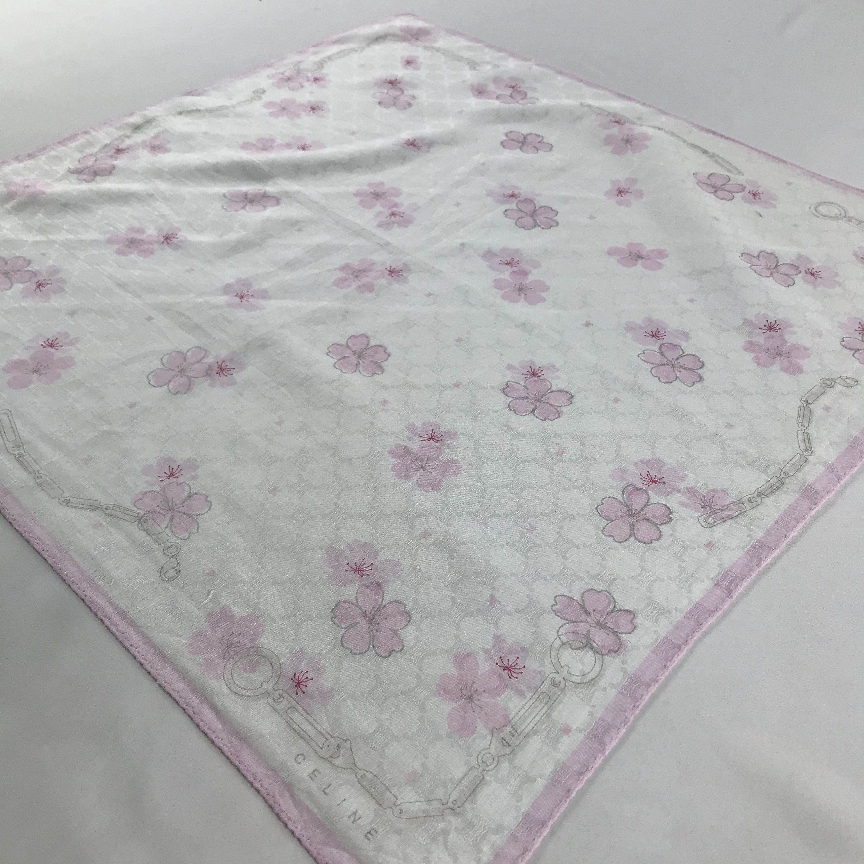 Celine × Vintage Celine Bandana / Handkerchief / Neckerchief - S1464 Size ONE SIZE - 2 Thumbnail