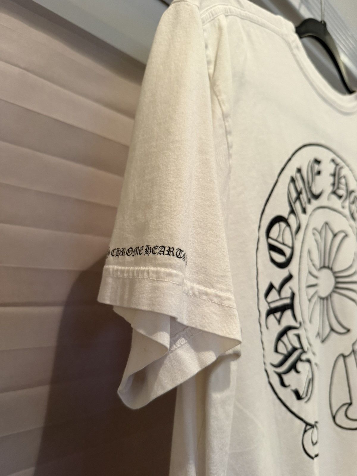 Chrome Hearts Horseshoe White Pocket Tee Size US L / EU 52-54 / 3 - 3 Thumbnail
