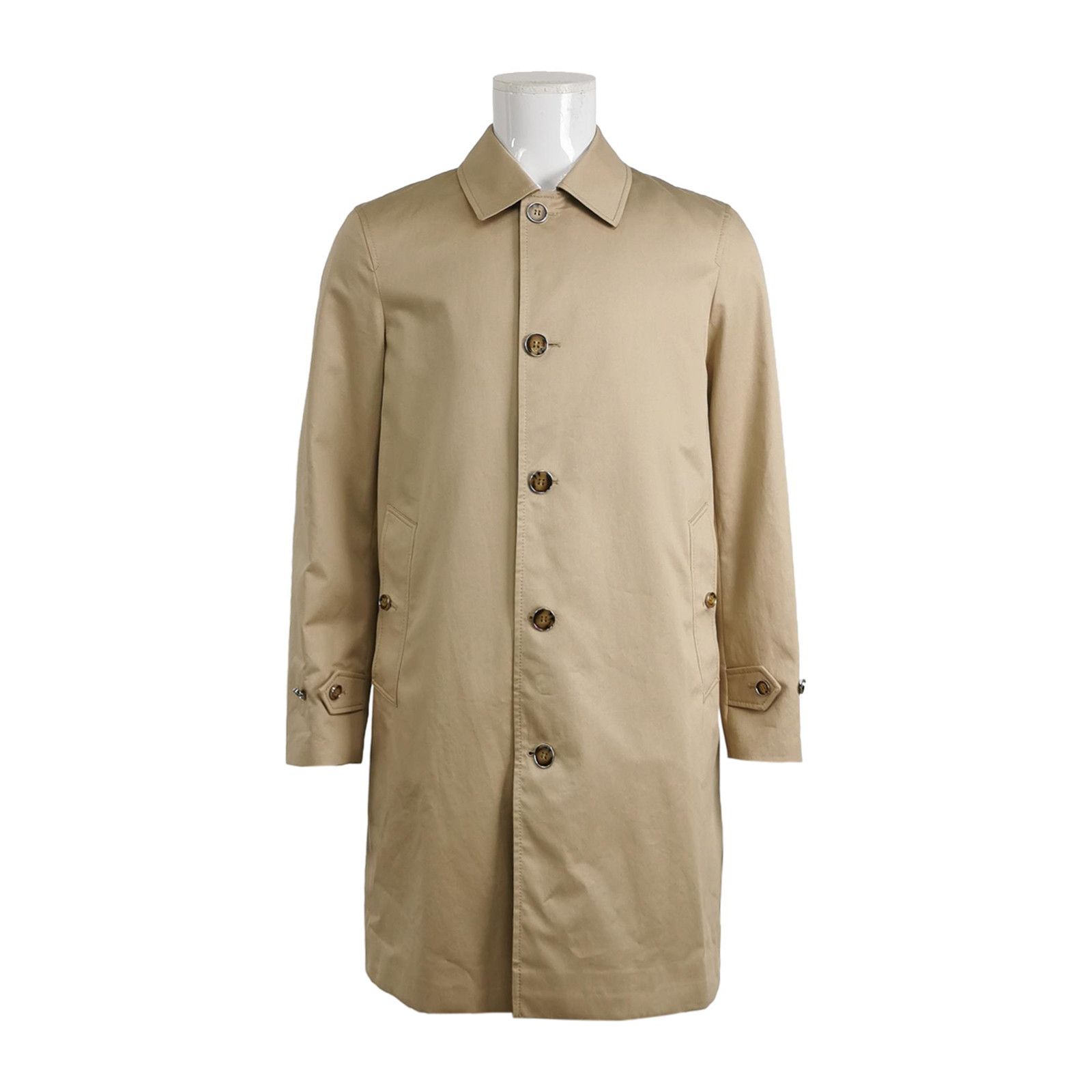 Burberry Burberry Cotton Single Breasted Car Coat Size 46 Size US S / EU 44-46 / 1 - 1 Thumbnail