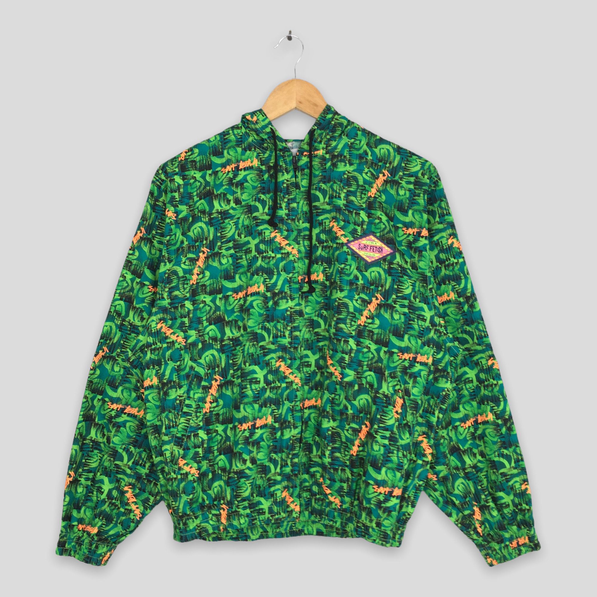 Other Vintage 90's Surf Fetish Hoodie Abstract Pattern Surf Jacket Size US M / EU 48-50 / 2 - 1 Thumbnail
