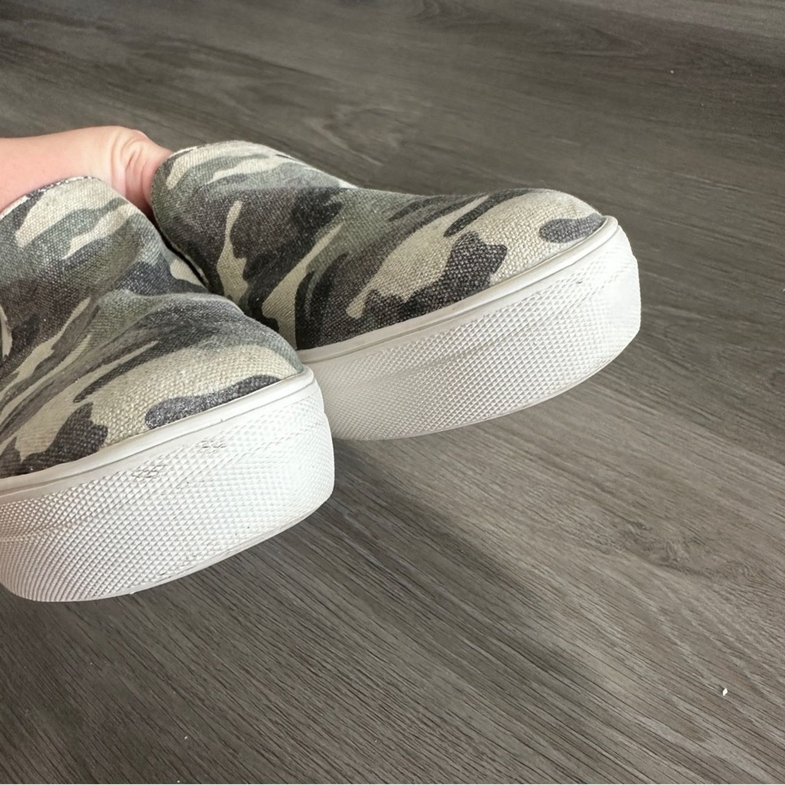 Steve Madden Steve Madden Gill Green Camo Slip On Platform Sneakers Size US 9.5 / IT 39.5 - 5 Thumbnail