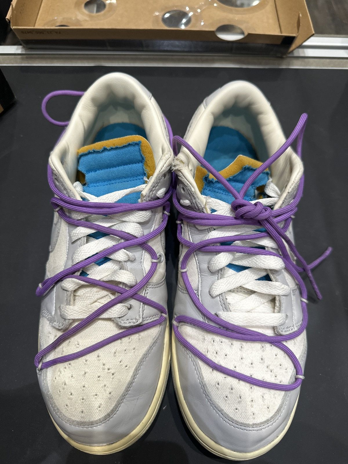 Nike × Off-White Nike Off-White Dunk Low Lot 47 Size US 9 / EU 42 - 4 Thumbnail