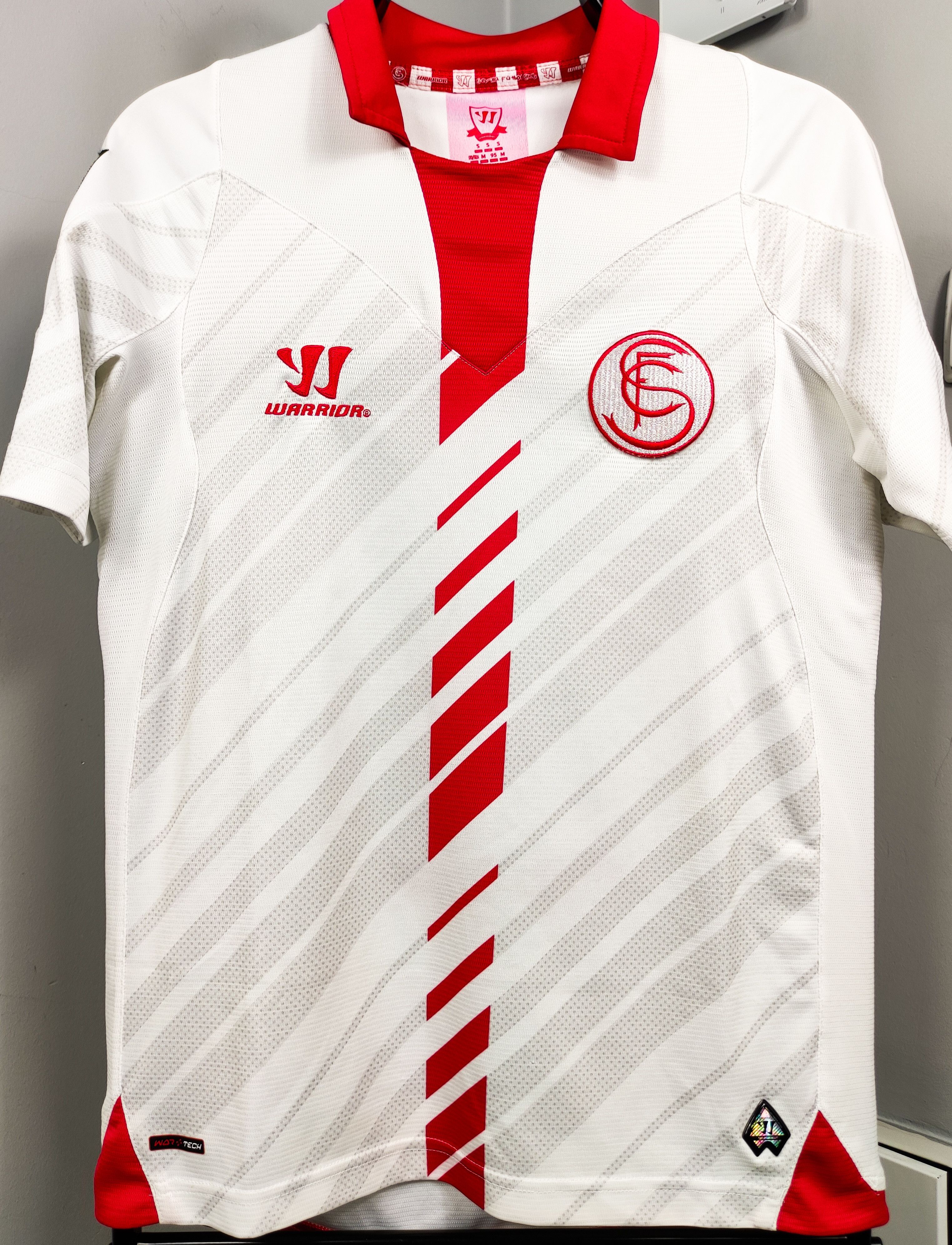 New Balance Sevilla FC 2013 2014 Warrior Home Shirt Kit Jersey La Liga Size US S / EU 44-46 / 1 - 1 Thumbnail