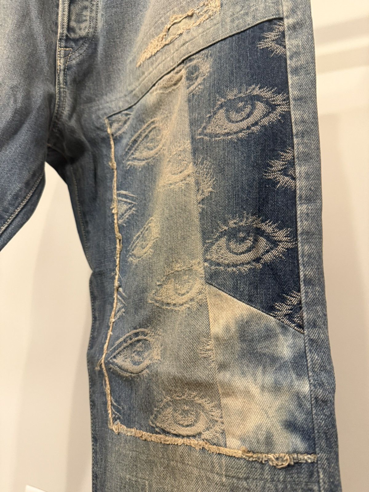 Kapital Kapital Speakeasy slim-fit distressed denim Size US 36 / EU 52 - 3 Thumbnail