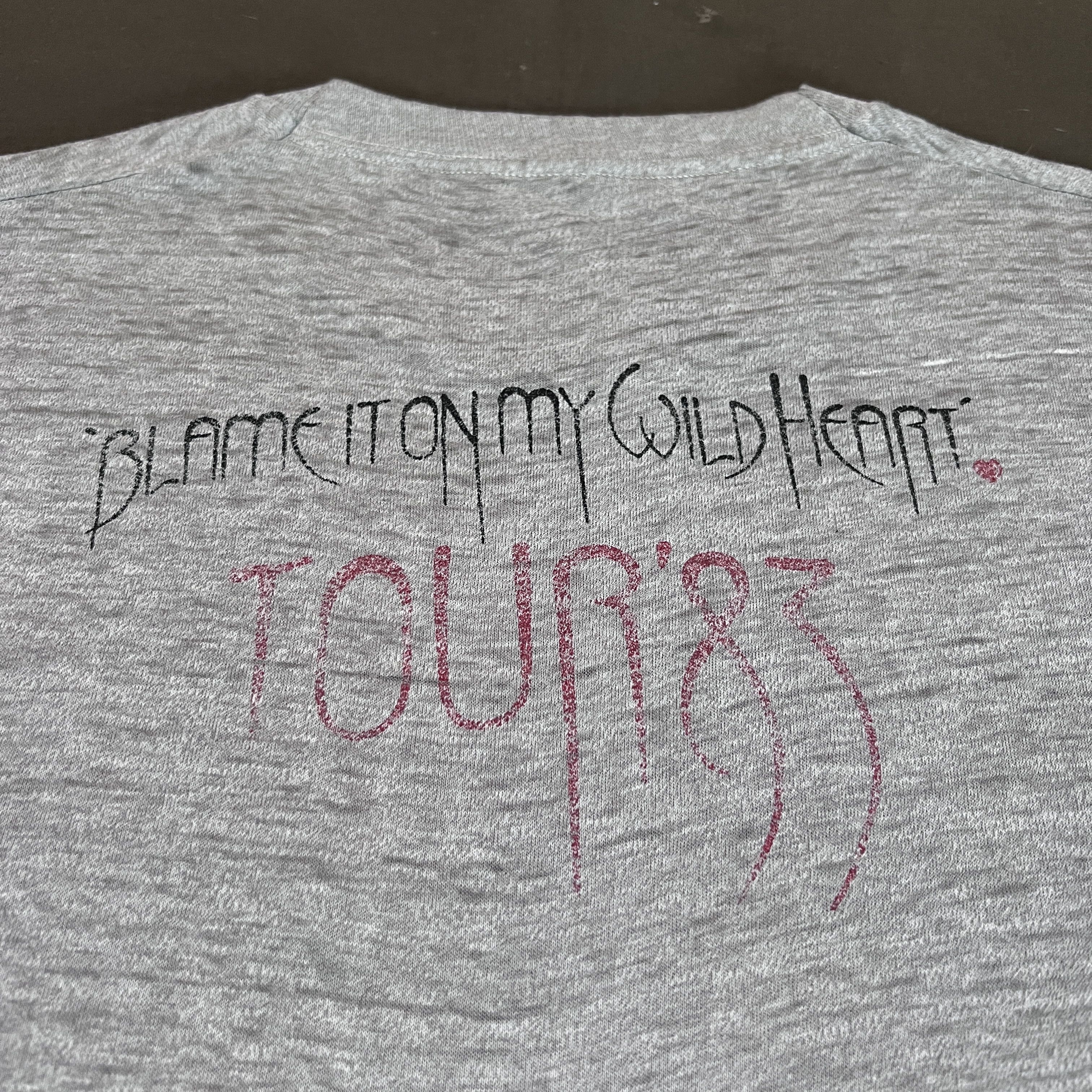 Band Tees × Vintage Vintage 80s Stevie Nicks DON'T BLAME IT ON ME Tour Tee Faded Size US M / EU 48-50 / 2 - 10 Thumbnail