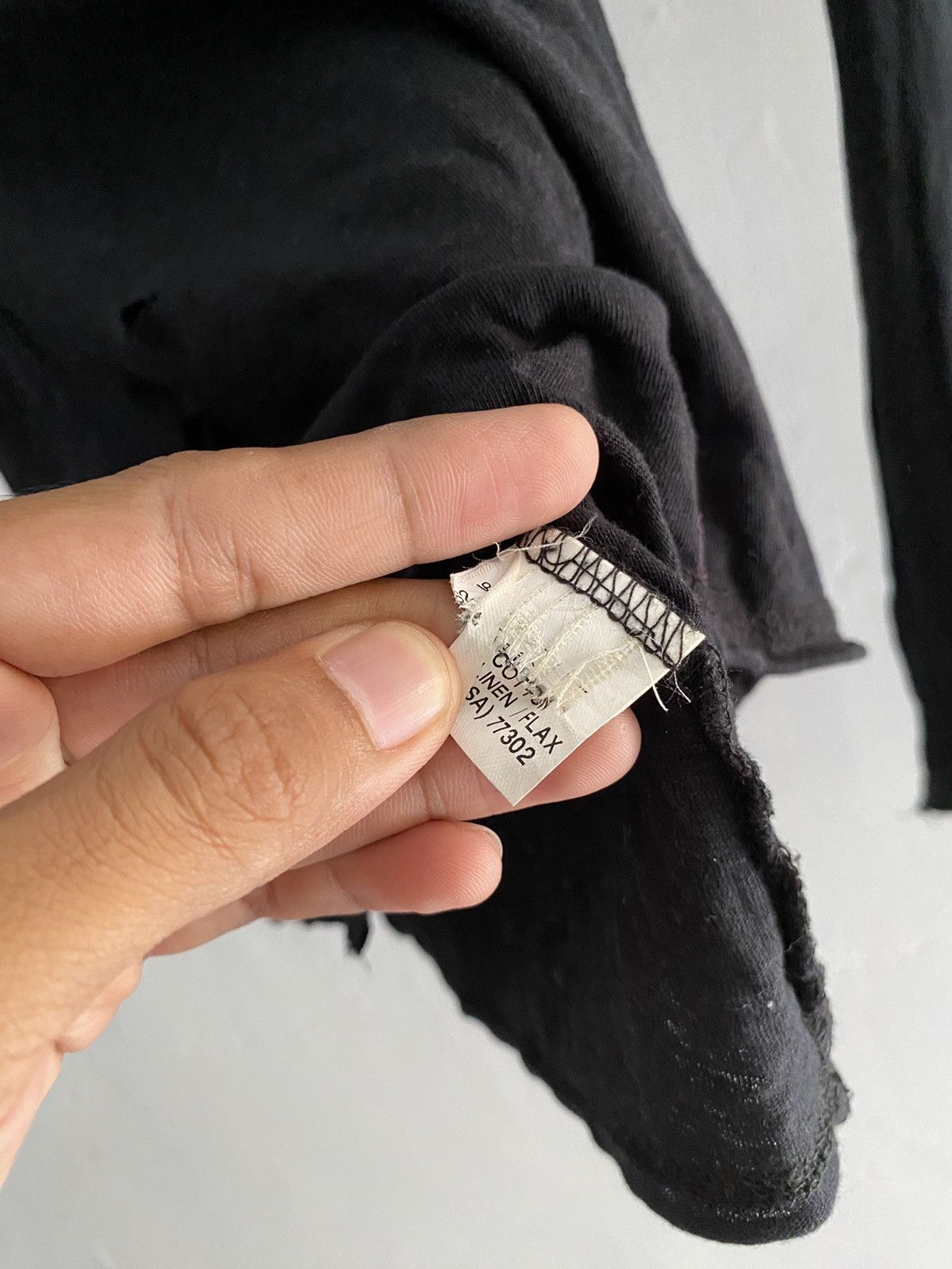 If Six Was Nine × Japanese Brand × Le Grande Bleu (L.G.B.) Vintage zara pocket distressed longsleeve tshirts Size US M / EU 48-50 / 2 - 7 Thumbnail