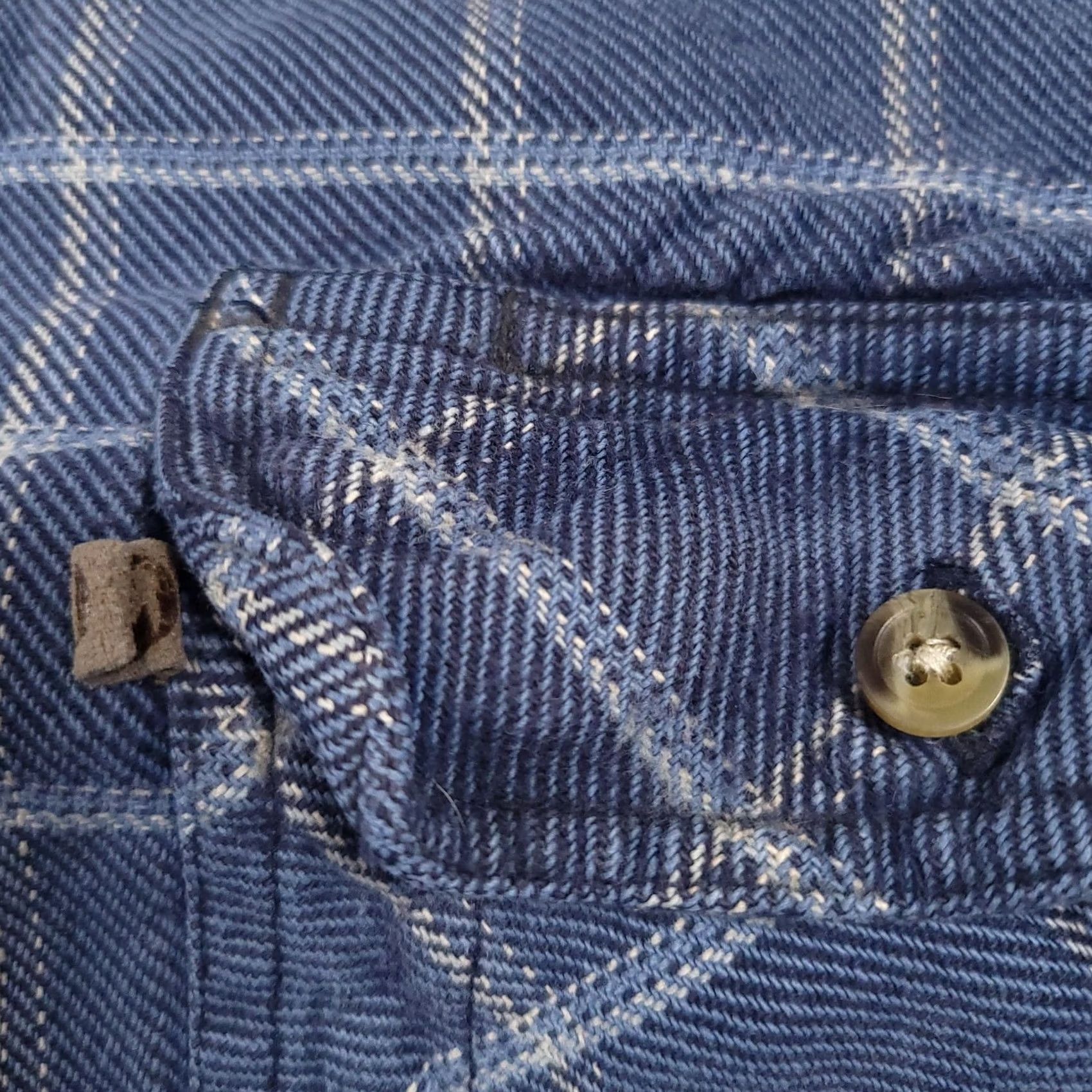 Vintage VINTAGE Berne Apparel Shirt Mens LT Button Up Flannel Shacket Shirt Jacket Heavy Blue Size US L / EU 52-54 / 3 - 5 Thumbnail