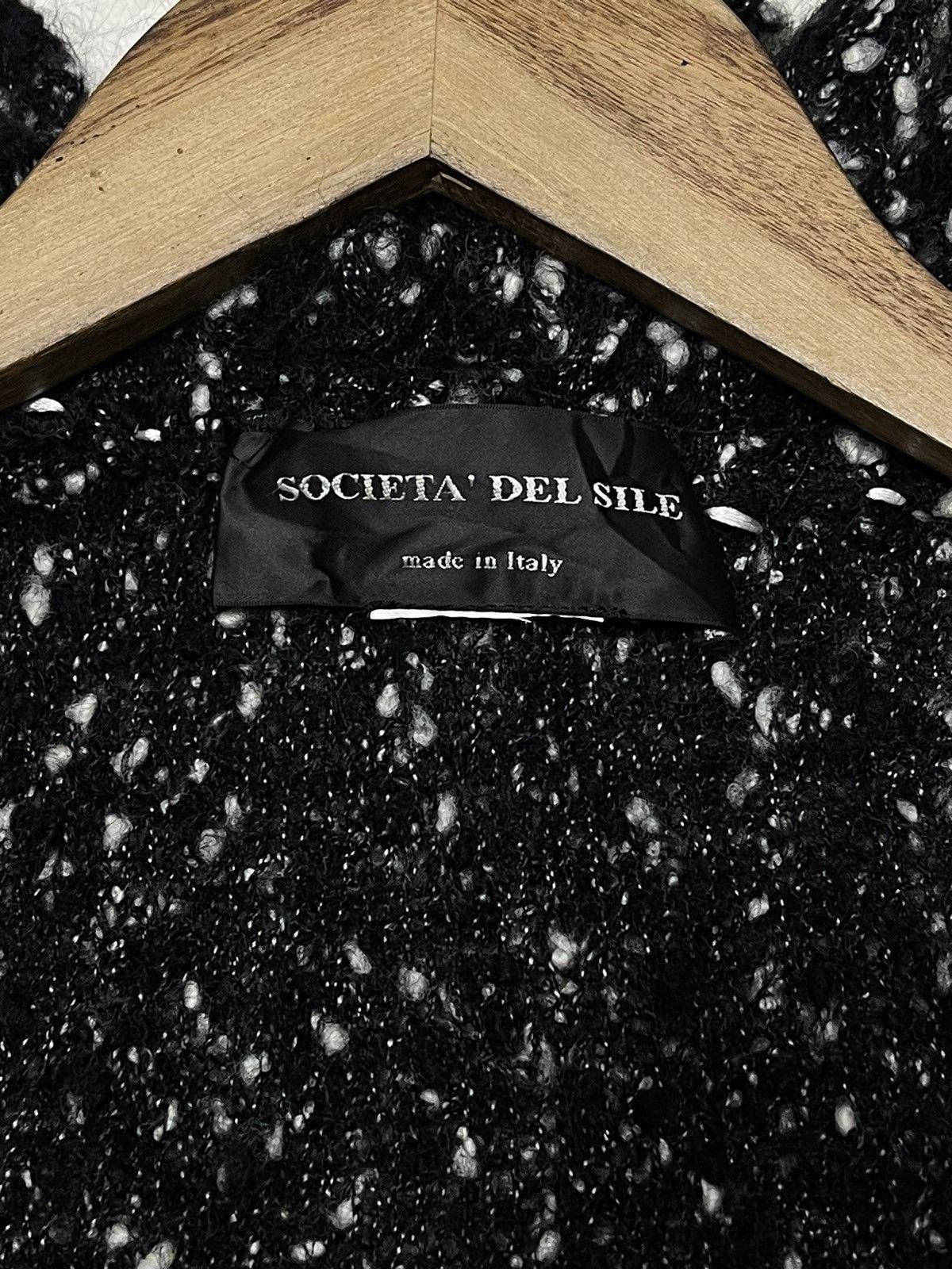 Japanese Brand Cardigan Sweater Societa ' Del Sile italy Size M / US 6-8 / IT 42-44 - 10 Thumbnail