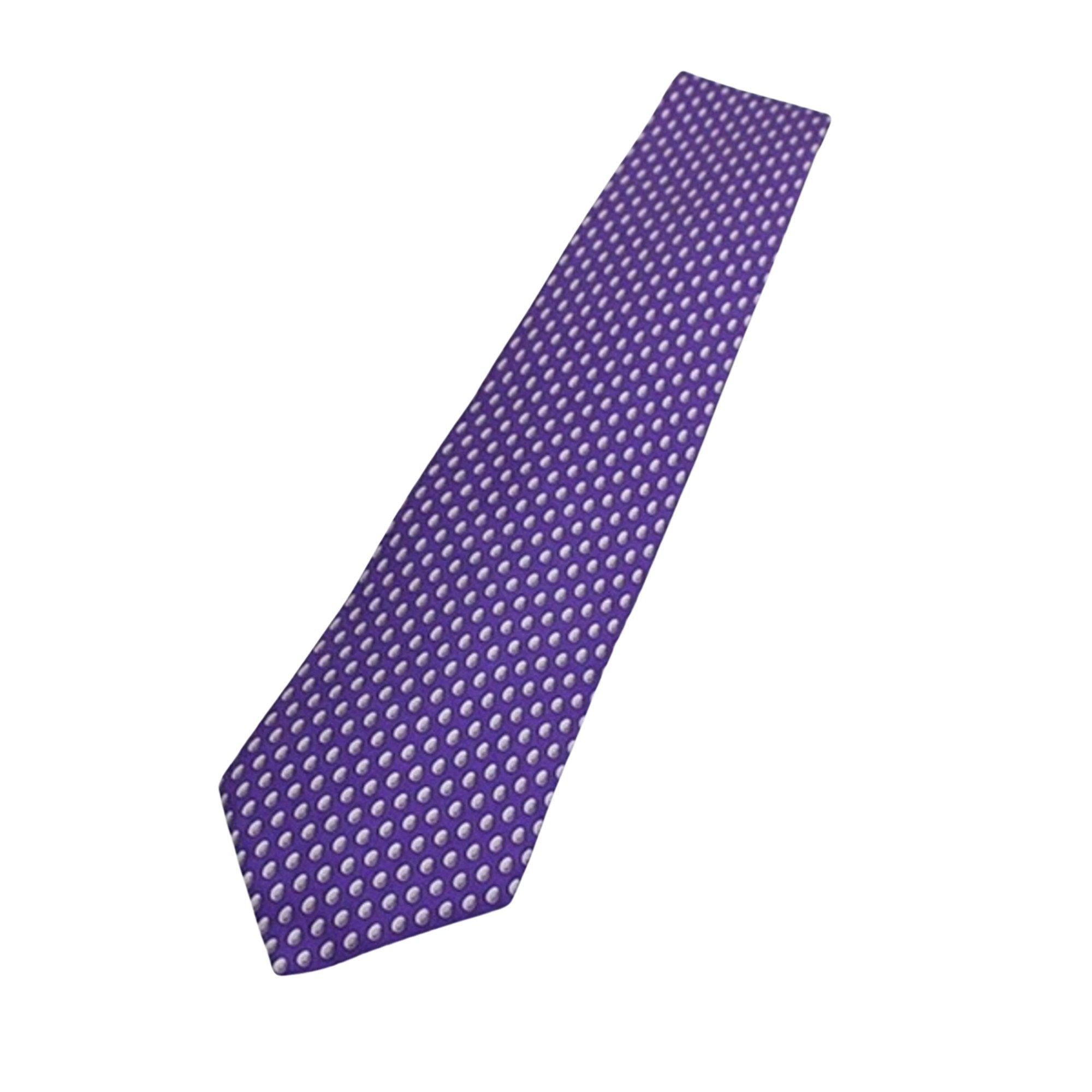 image of Hermes Tie in Purple, Men's