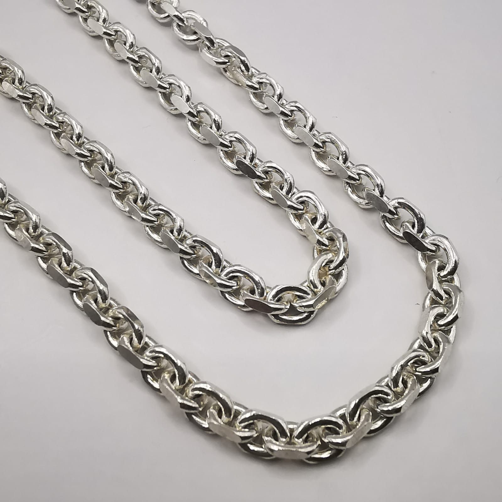 Sterling Silver Vintage Beautiful Jewelry Chain,925 Sterling Silver 22,01g Size ONE SIZE - 2 Thumbnail