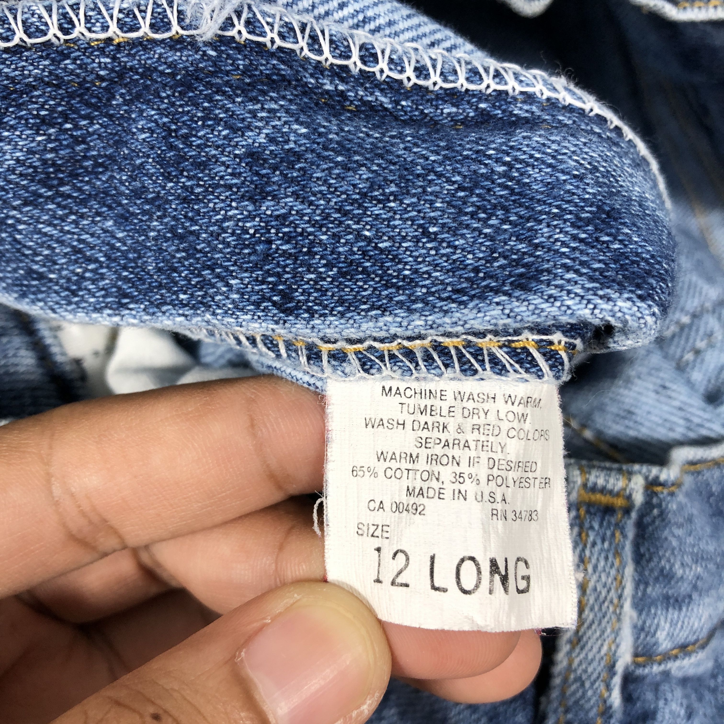 Lee × Vintage Womens 90s Vintage Lee Jeans USA L1090W Size 28" / US 6 / IT 42 - 9 Thumbnail