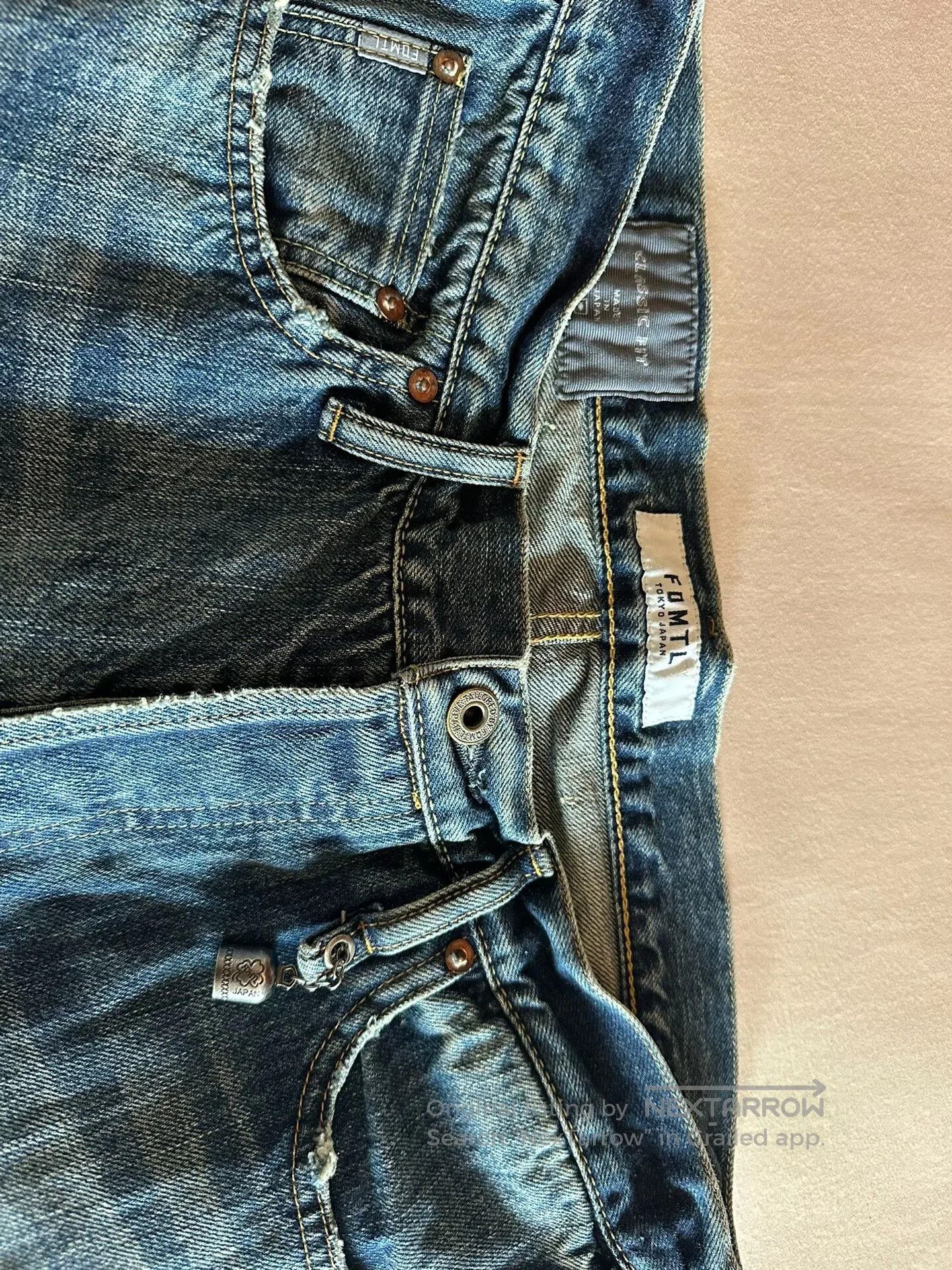 FDMTL FDMTL 24AW Classic Straight Distressed Denim. Size US 32 / EU 48 - 5 Thumbnail