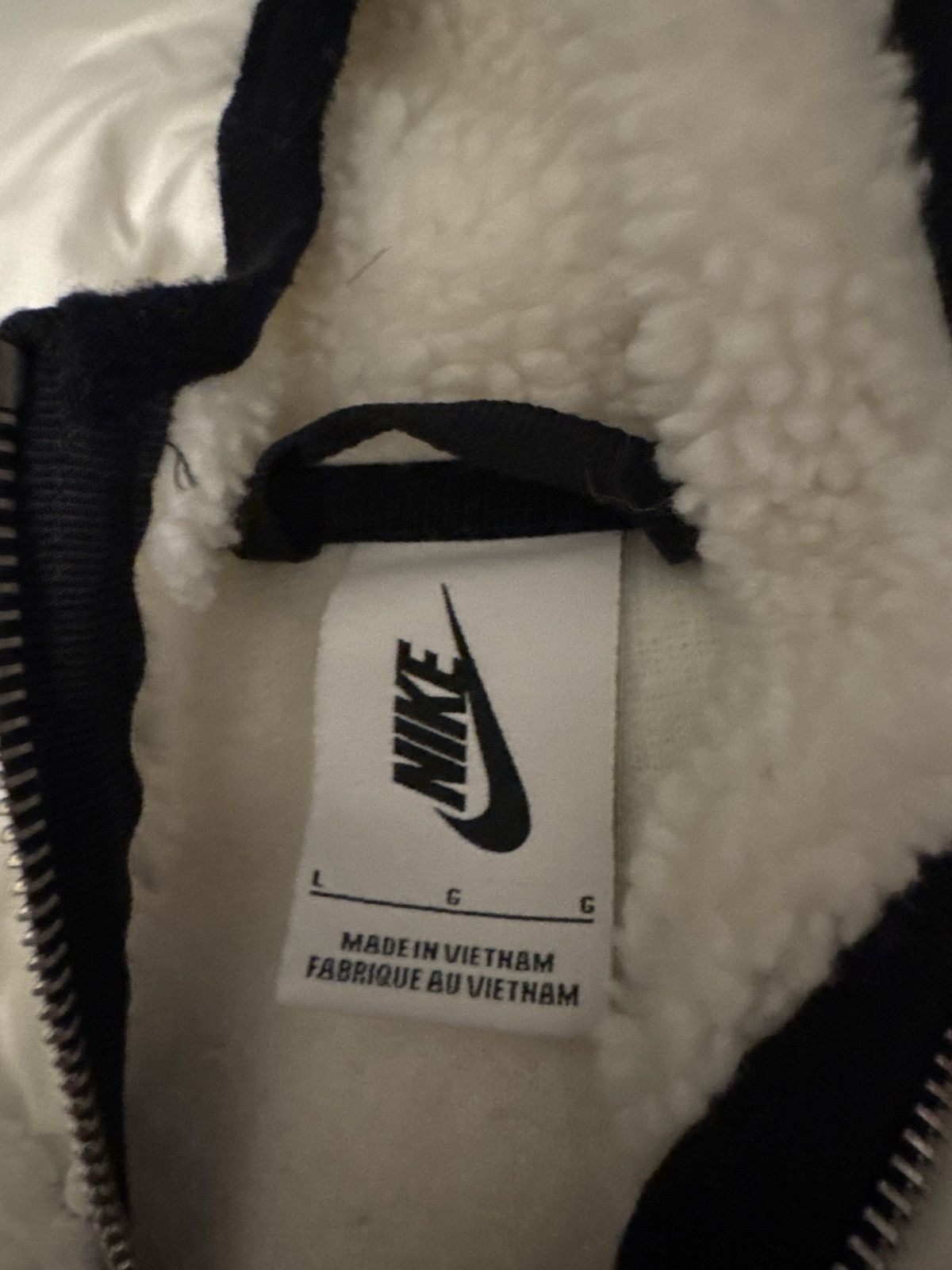 Nike Nike NikeLab Essentials Sherpa Hoodie in a Sail/Black Size US L / EU 52-54 / 3 - 9 Thumbnail