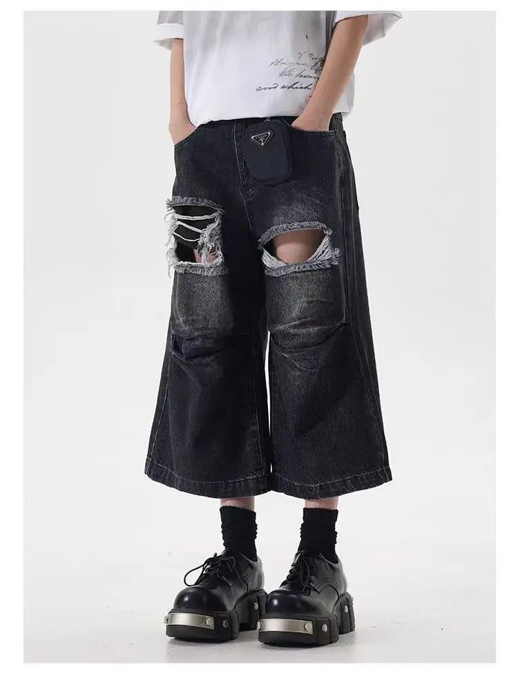 Designer × Japanese Brand Vintage Casual Loose Harajuku Shorts Size US 31 - 1 Thumbnail