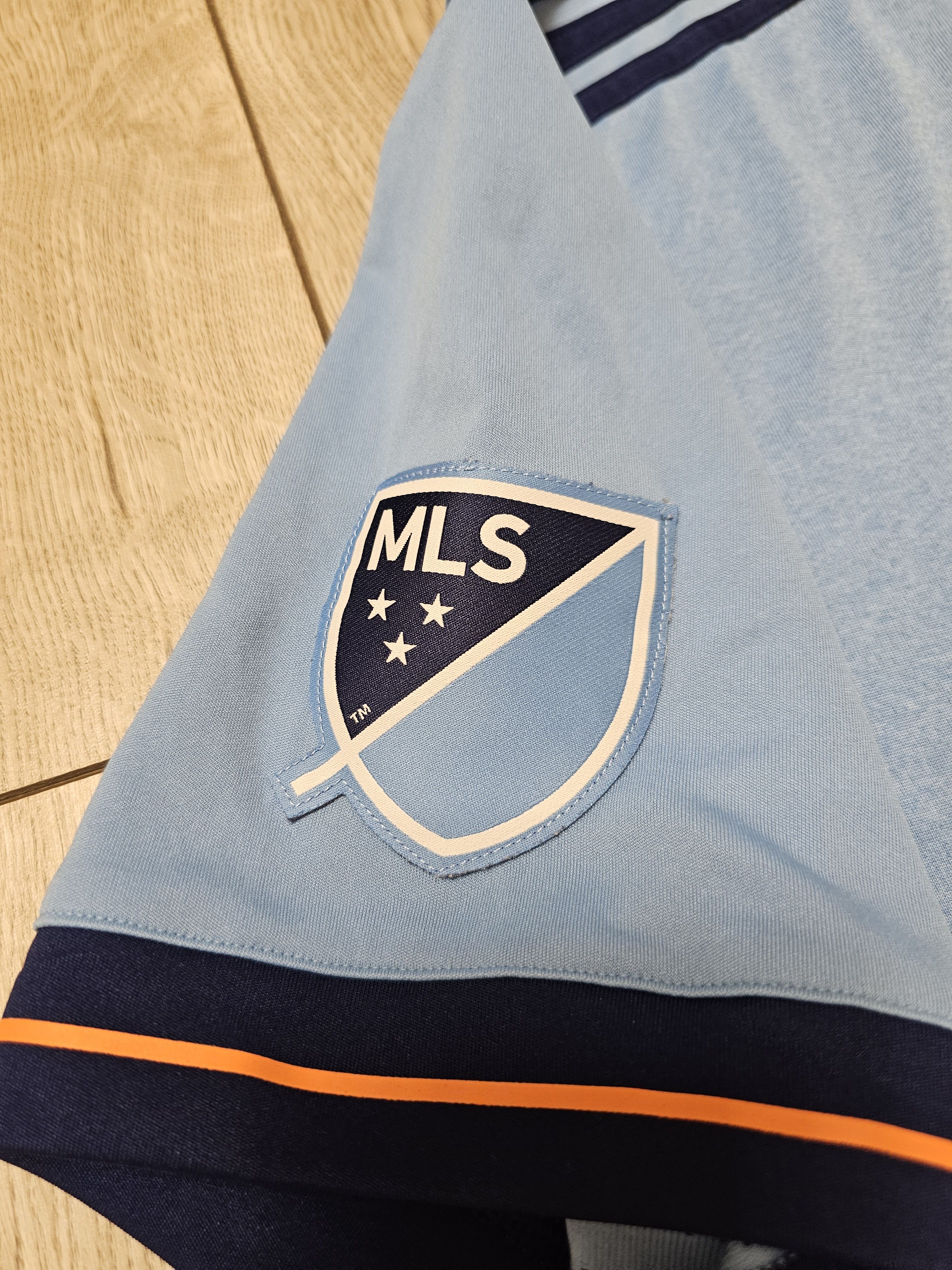 Adidas NEW YORK CITY 2017 2018 HOME FOOTBALL SOCCER JERSEY MLS Size US M / EU 48-50 / 2 - 5 Thumbnail