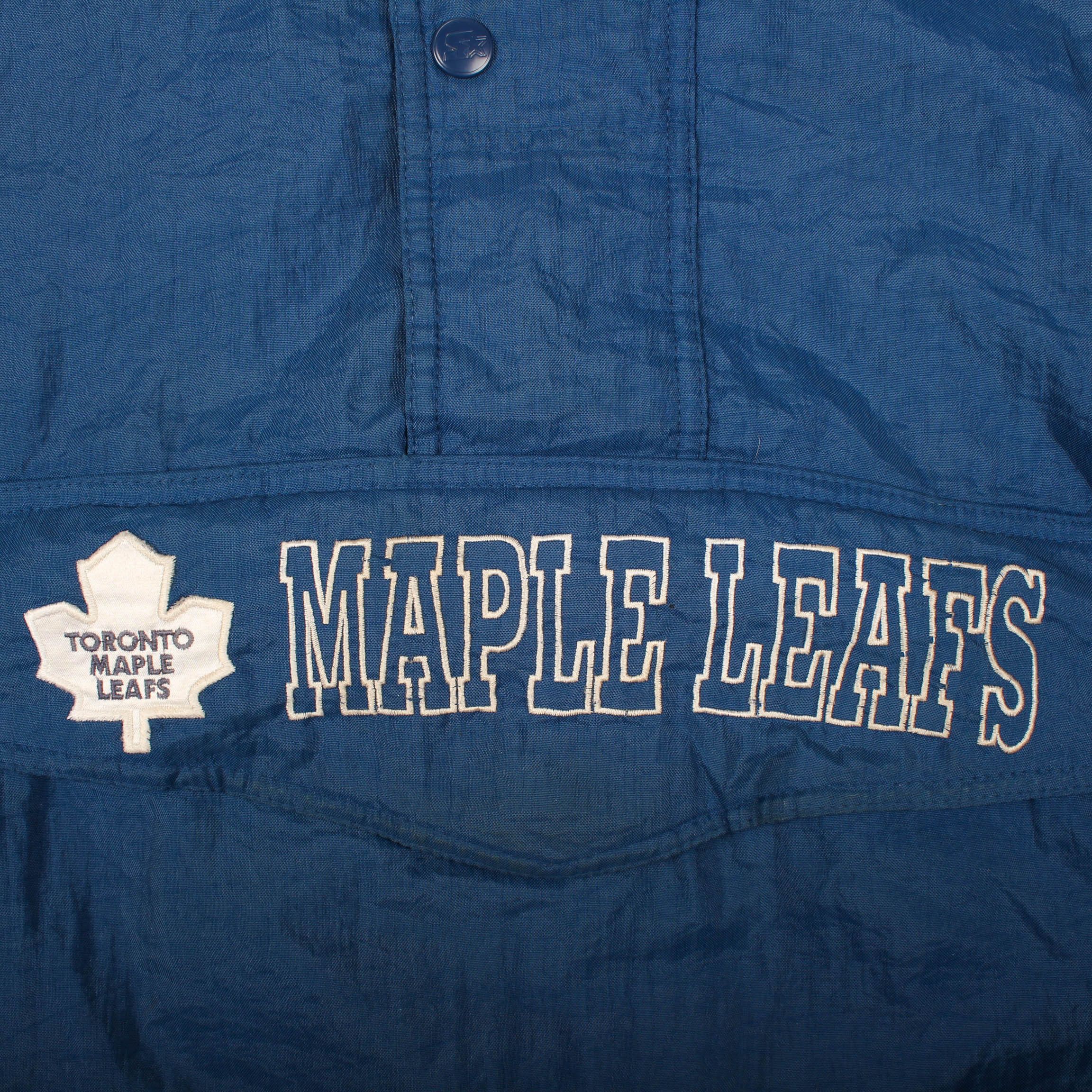 Starter Toronto Maple Leafs Jacket Starter 90s NHL Pullover Size US XL / EU 56 / 4 - 5 Thumbnail
