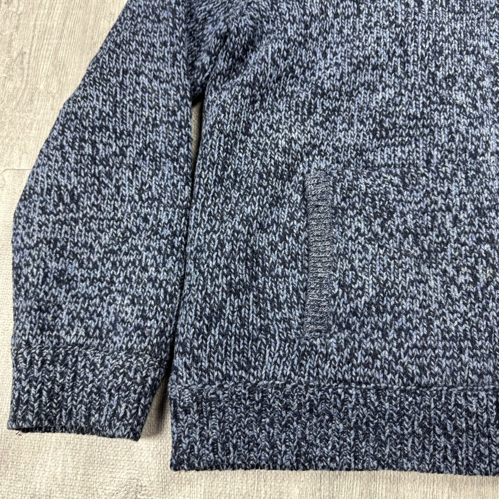 Vintage VINTAGE L.L. BEAN CLASSIC WOOL SWEATER FULL ZIP FLANNEL LINED BLUE XL OUTDOOR MEN Size US XL / EU 56 / 4 - 3 Thumbnail
