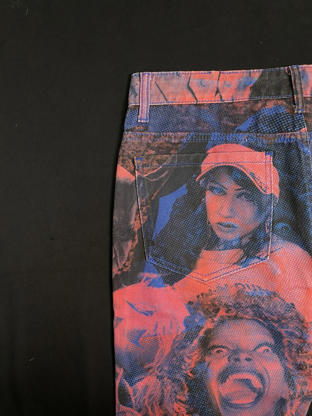 Japanese Brand Deadstock Pure Void Graphic Jeans Medium Size US 32 / EU 48 - 9 Thumbnail