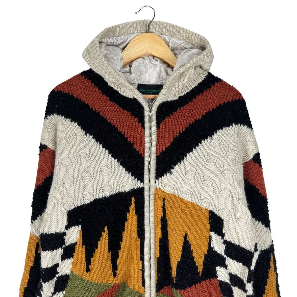 Mr. Junko ☀️MR JUNKO KOSHINO HOODIE WOOL JACKET Size US L / EU 52-54 / 3 - 3 Thumbnail