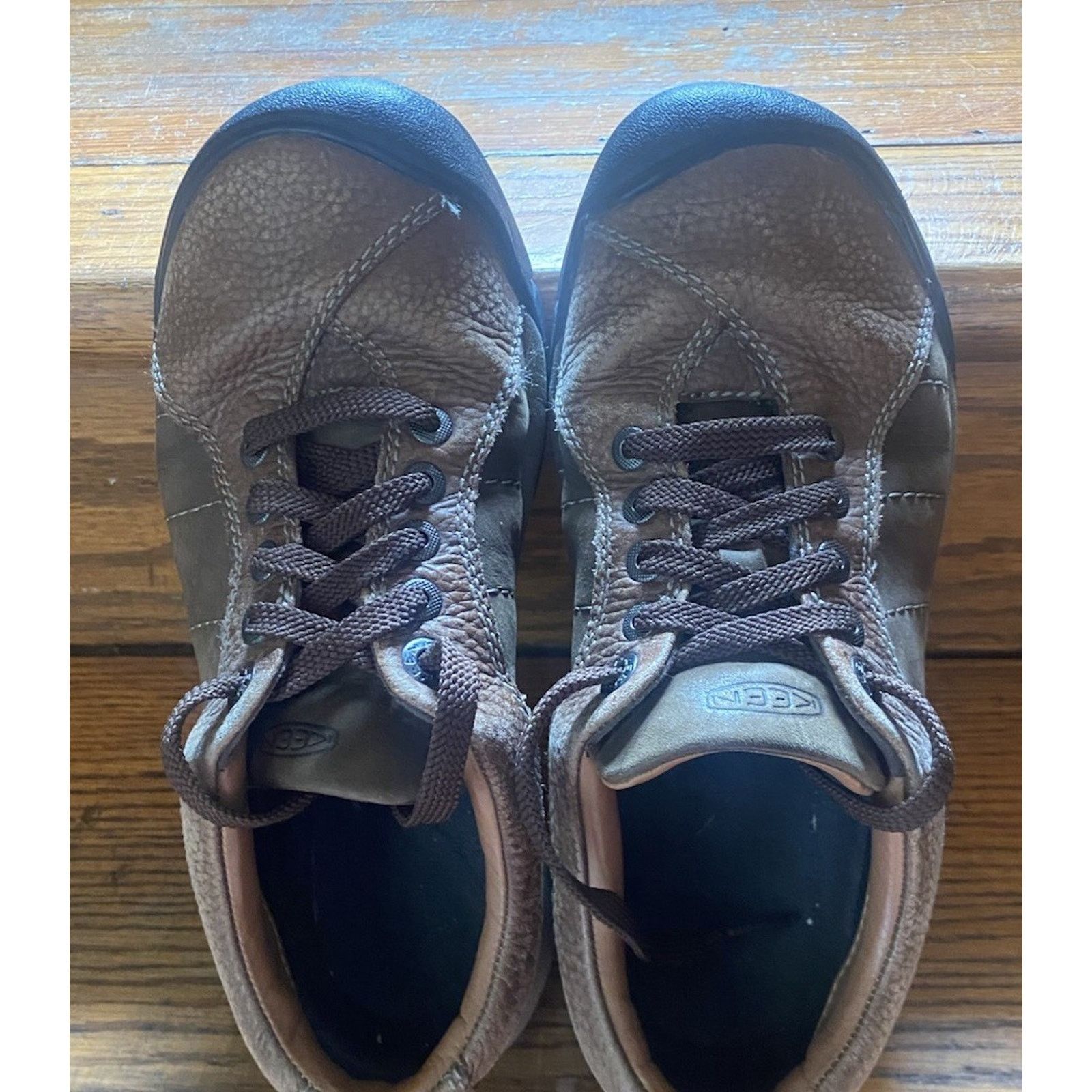 KEEN KEEN Hiking Shoes Womens 7.5 Brown Leather Trail Comfort Size US 7.5 / IT 37.5 - 6 Thumbnail