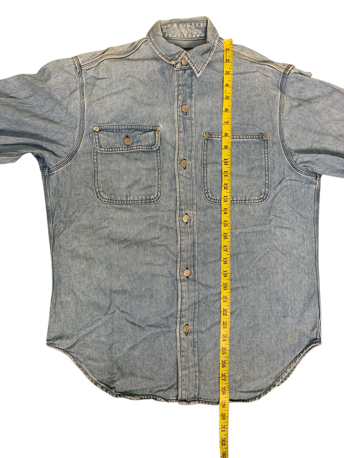 Polo Ralph Lauren Rare Design Polo Ralph Lauren Country Soft Denim Shirts Size US M / EU 48-50 / 2 - 10 Thumbnail