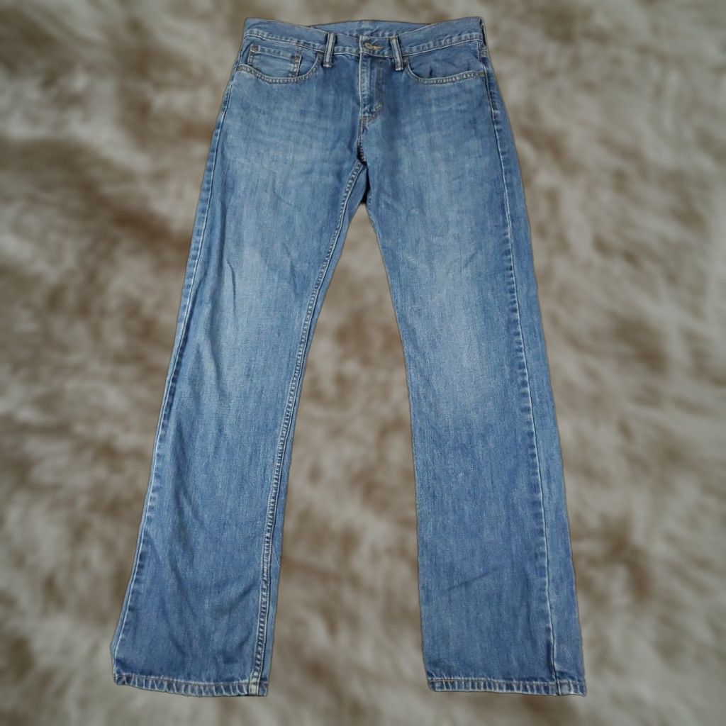 Levi's Levis 514 Straight Leg Jeans Mens Size 32x32.5 Blue Denim Pants Size US 32 / EU 48 - 1 Thumbnail