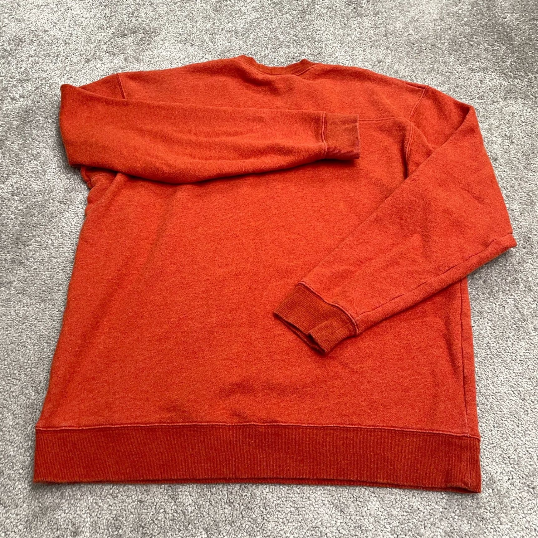 Vintage Columbia Sweatshirt Mens Large Orange Fleece Crew Neck Pullover Casual Outdoor Size US L / EU 52-54 / 3 - 2 Thumbnail
