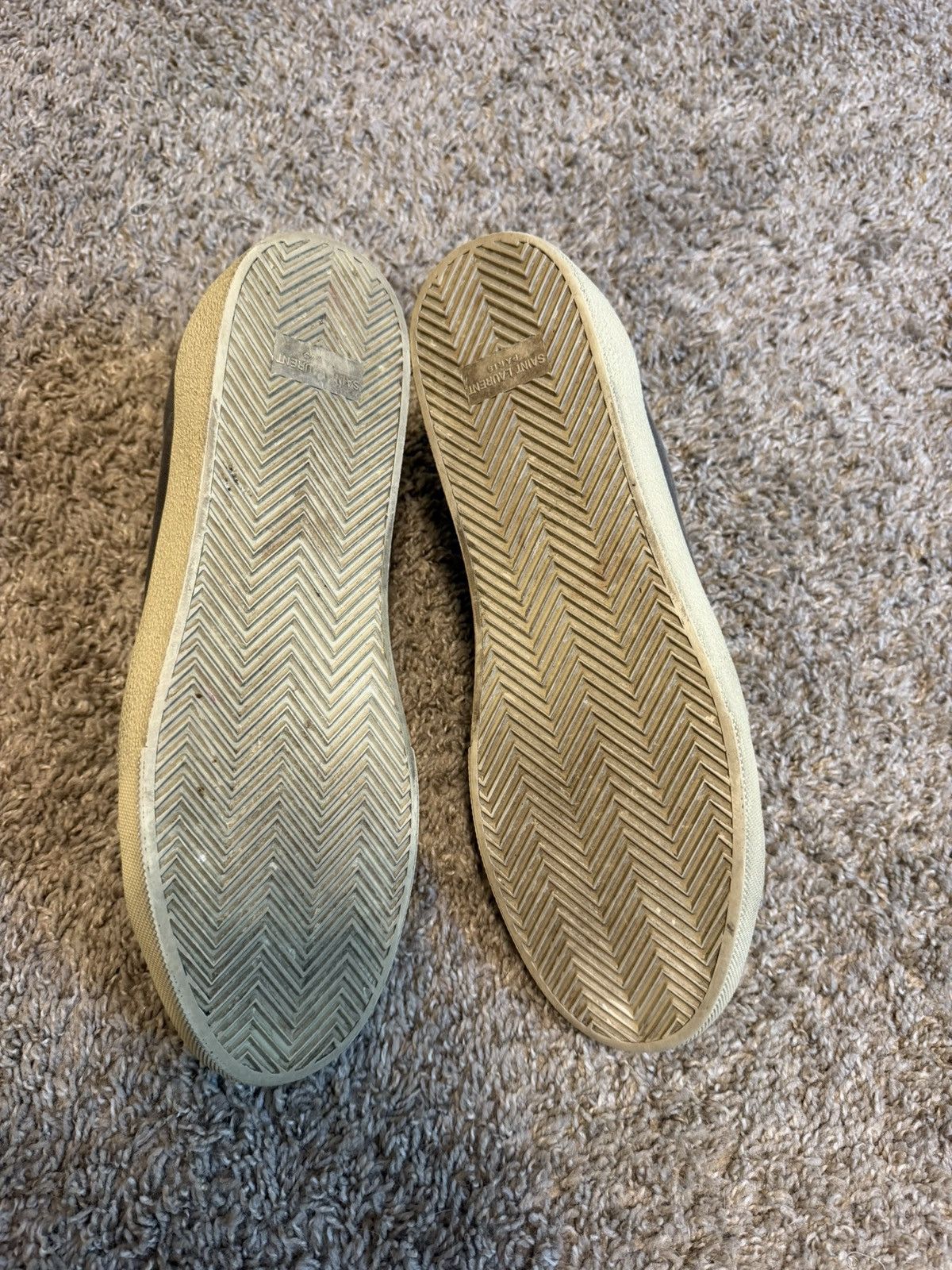 Yves Saint Laurent Saint Laurent SL/06 Distressed Court Classic Grey Size US 14 / EU 47 - 5 Thumbnail