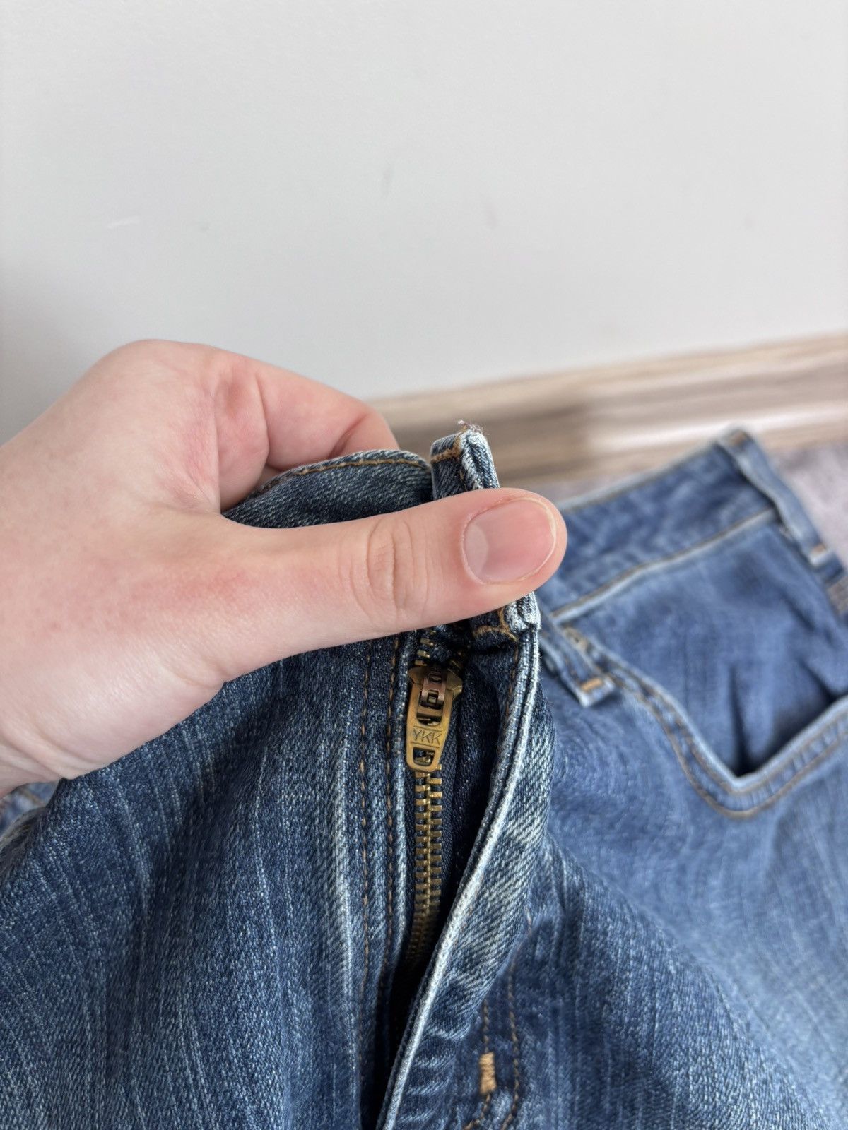 Carhartt Vintage Carhartt Faded Blue Boot Cut Flared Denim Jeans Size US 36 / EU 52 - 16 Thumbnail