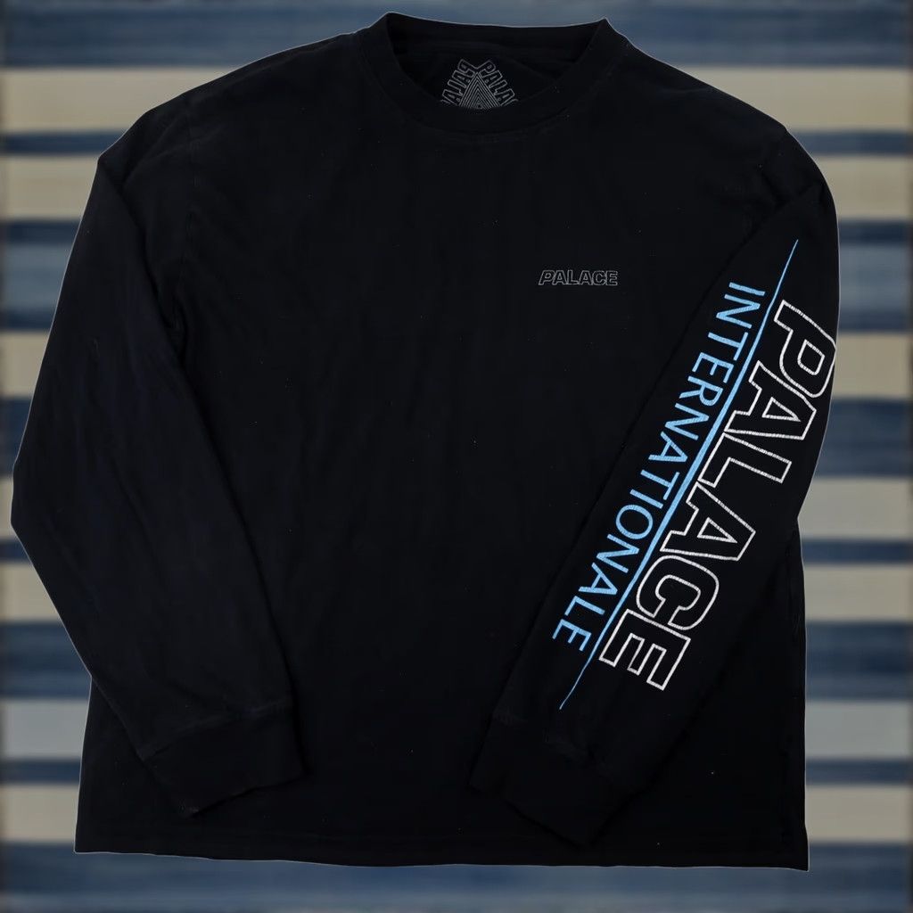 Palace Palace Skateboarding Mens Large Internationale Shirt Black Size US L / EU 52-54 / 3 - 1 Thumbnail