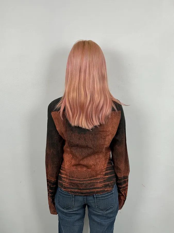 Roberto Cavalli SS2004 Cavalli Sunset Copper Overprint Shirt Size US M / EU 48-50 / 2 - 3 Thumbnail