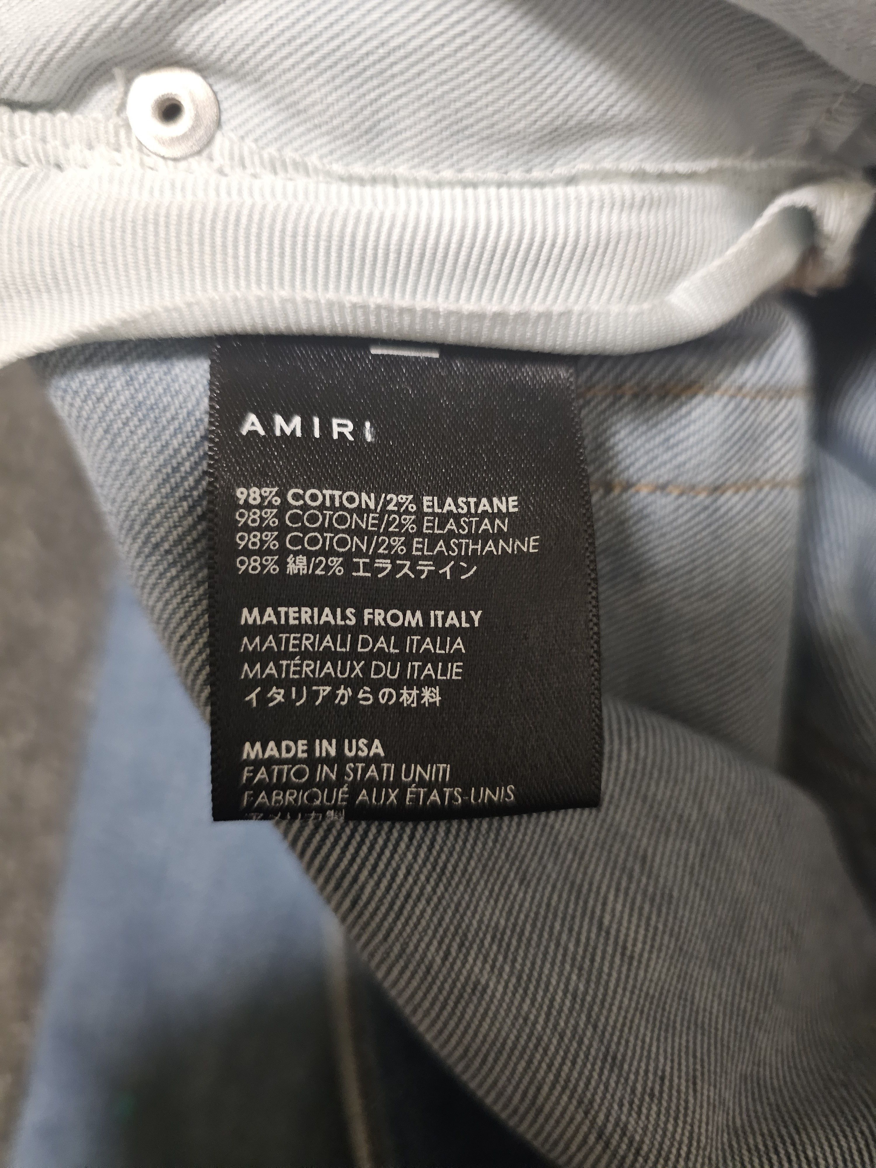 Amiri Amiri men's jenas size 30 Size US 30 / EU 46 - 7 Thumbnail