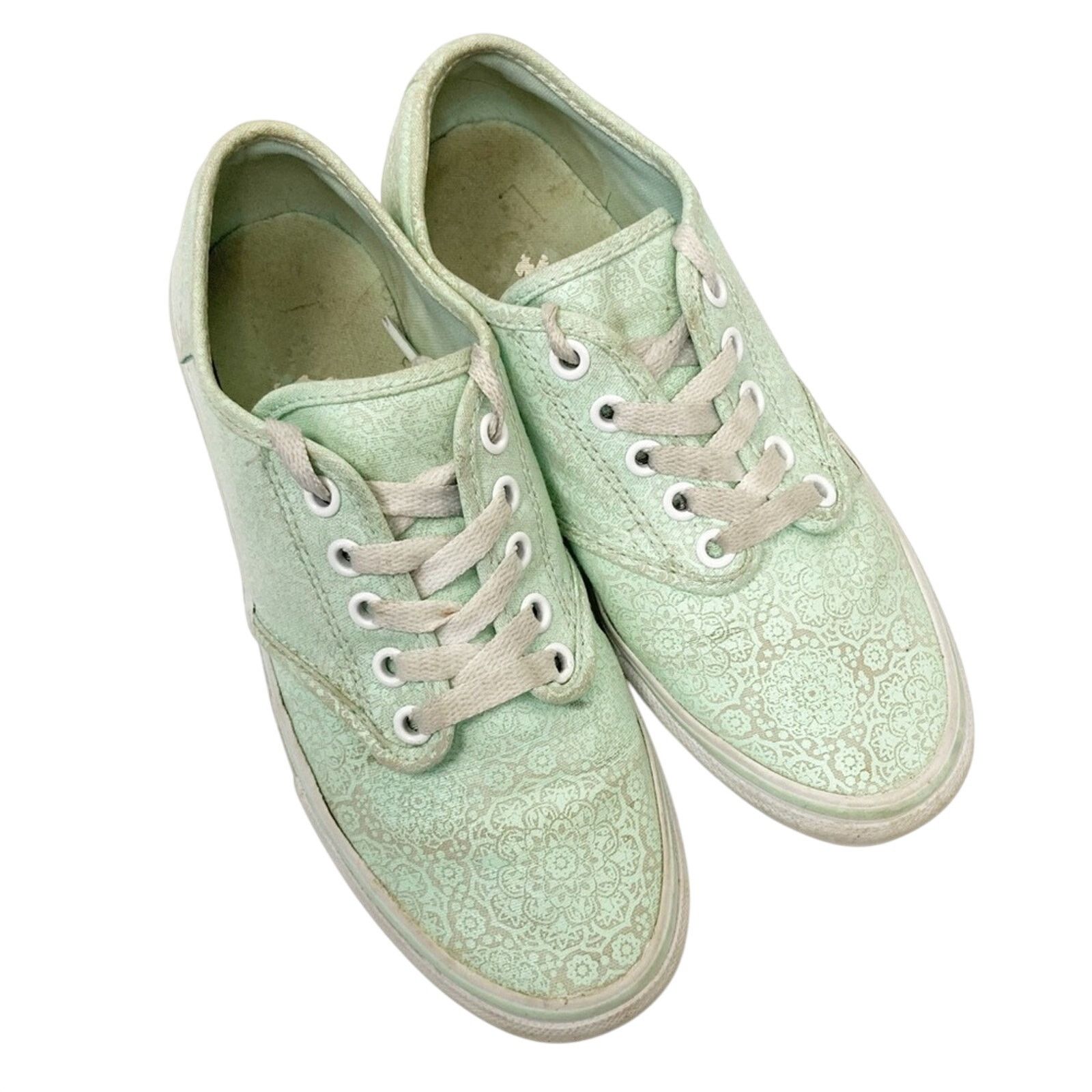 Vans Vans Mint Green Low Top Sneakers Sz 6 Size US 6 / IT 36 - 5 Thumbnail