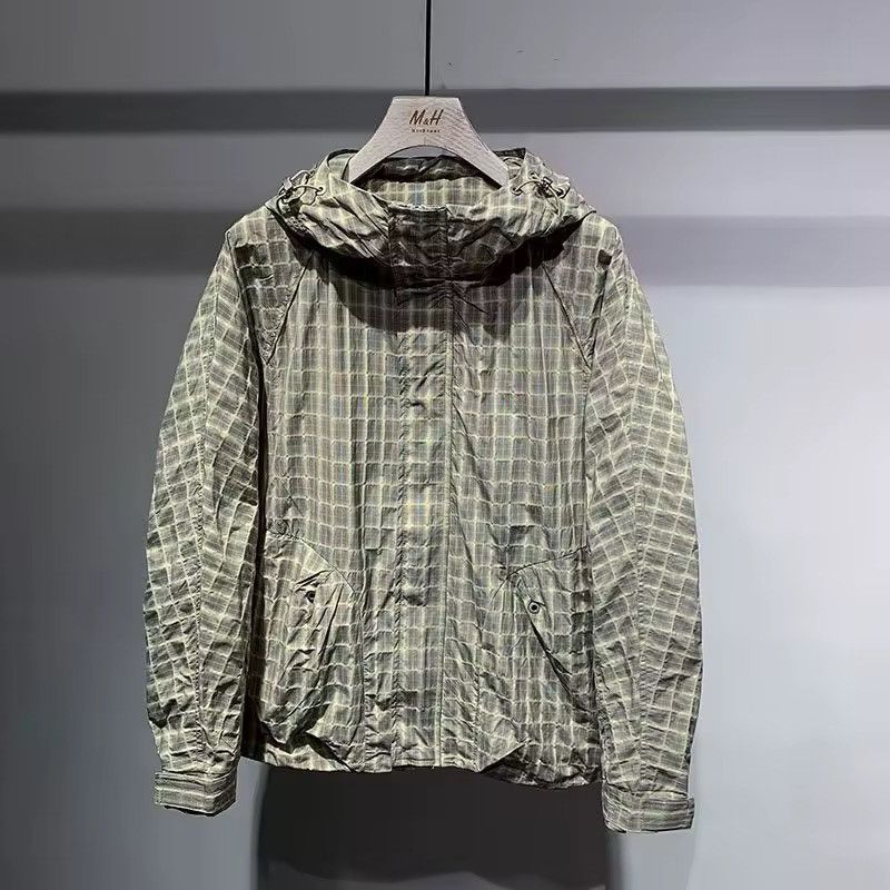 Other Streetwear Casual Hooded Folded Japanese Plaid Jacket Size US M / EU 48-50 / 2 - 1 Thumbnail