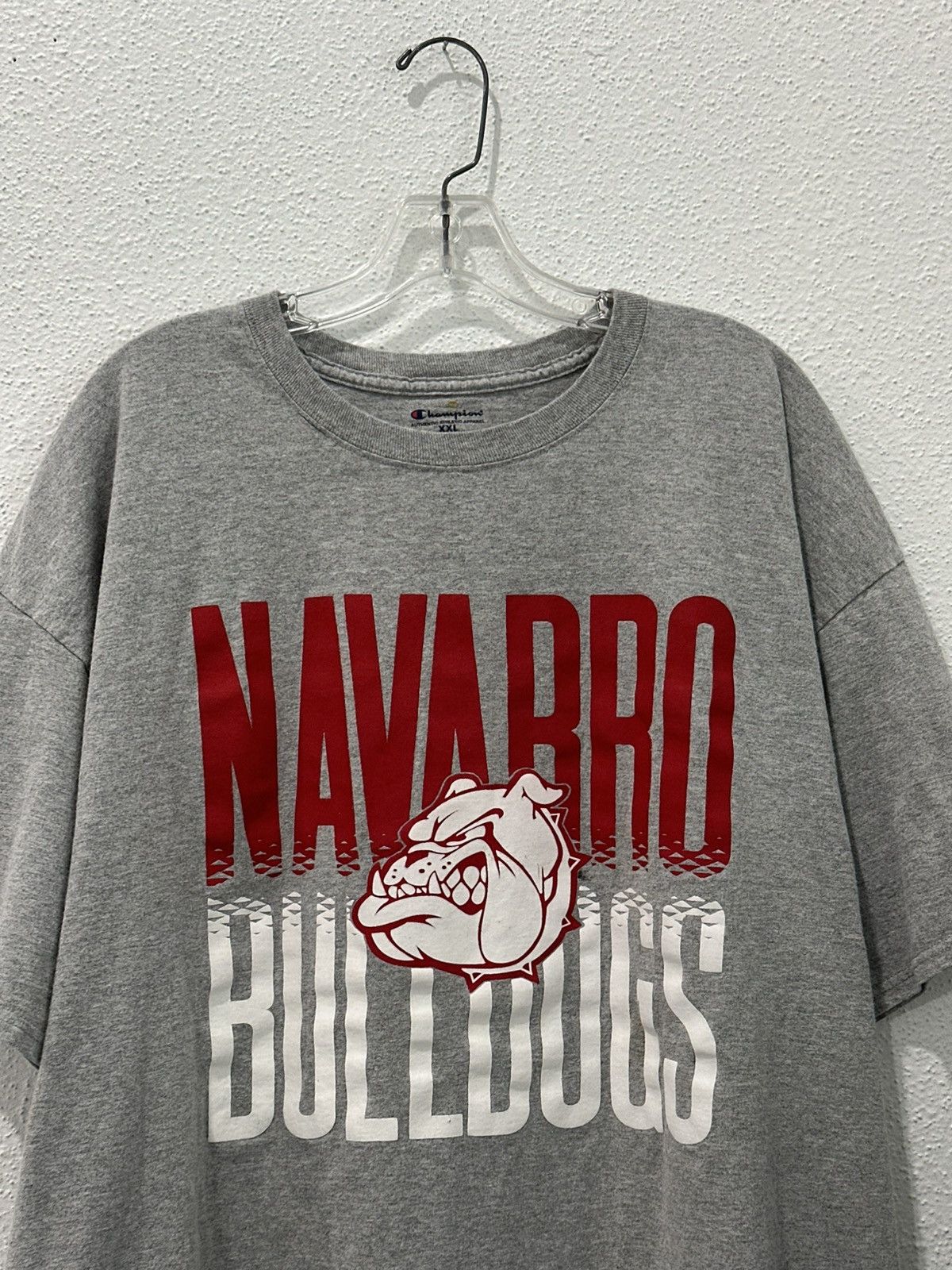 Champion Navarro College Bulldogs Champion Tshirt Big Logo Dawgs XXL Size US XXL / EU 58 / 5 - 3 Thumbnail
