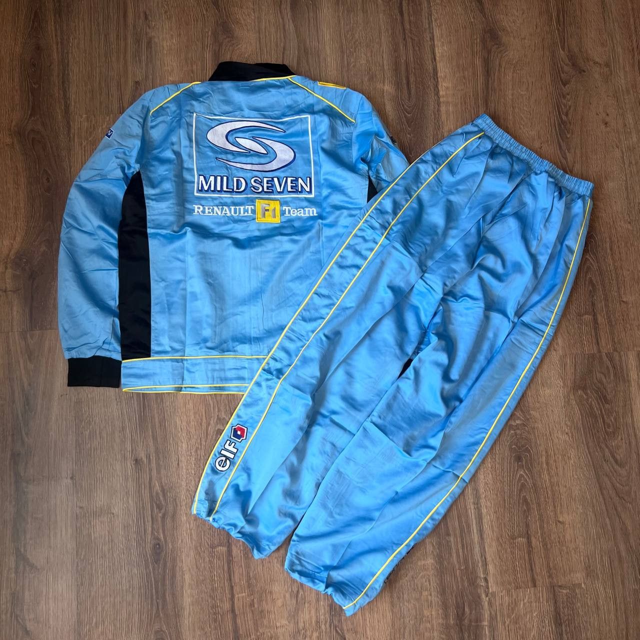 Vintage Vintage Renault F1 Team Racing Track Suit Size US M / EU 48-50 / 2 - 7 Thumbnail