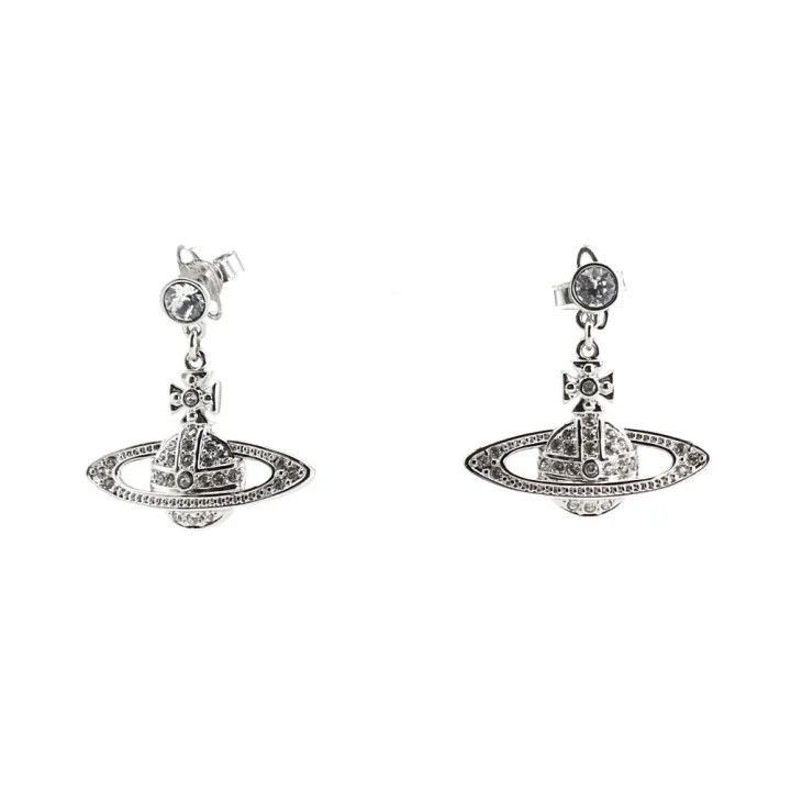 Vivienne Westwood Vivienne Westwood Mini Bas Relief Drop Earrings Size ONE SIZE - 5 Thumbnail