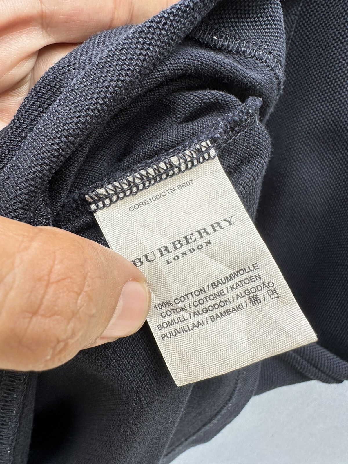 Burberry Burberry Novacheck Half Zipper Polo Tee A145 Size US S / EU 44-46 / 1 - 5 Thumbnail