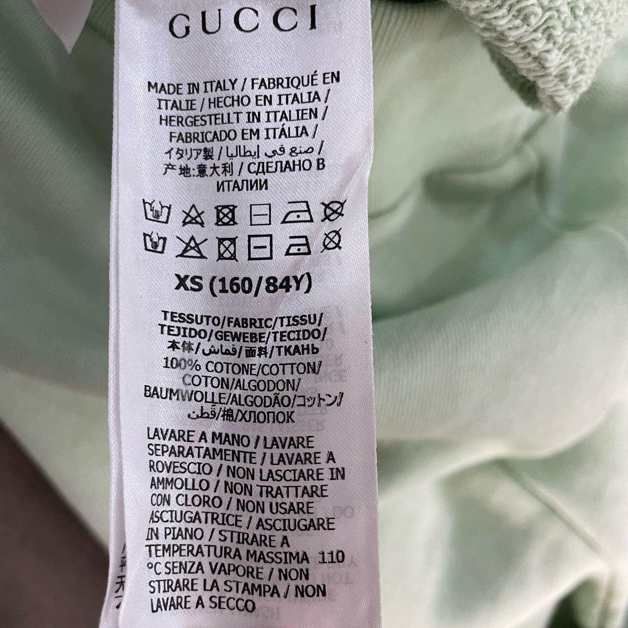Gucci Gucci Green banana kitten sweatshirt 2501-Nextarrow Size US XS / EU 42 / 0 - 5 Thumbnail