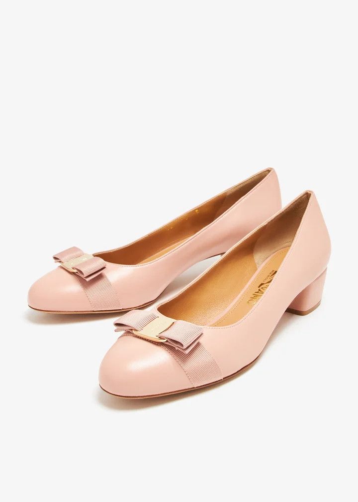 Salvatore Ferragamo o1y0426 Ballet Flats in Light Pink Size US 5.5 / IT 35.5 - 4 Thumbnail