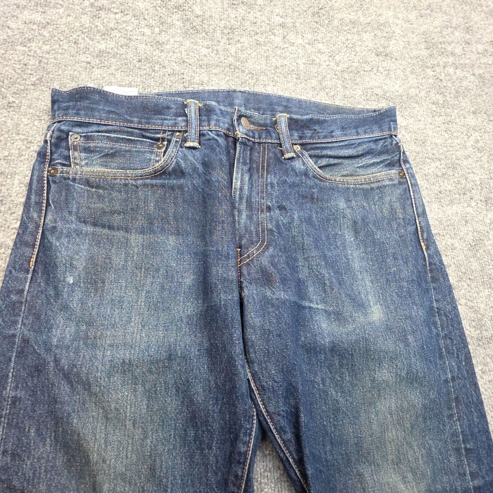 Levi's Levi's 511 Jeans Slim Denim 34 x 34 34 x 32 Faded Marks Blue Men Regular 5-Pocket Inseam 32 Denim Cotton Vintage No Size US 34 / EU 50 - 4 Thumbnail