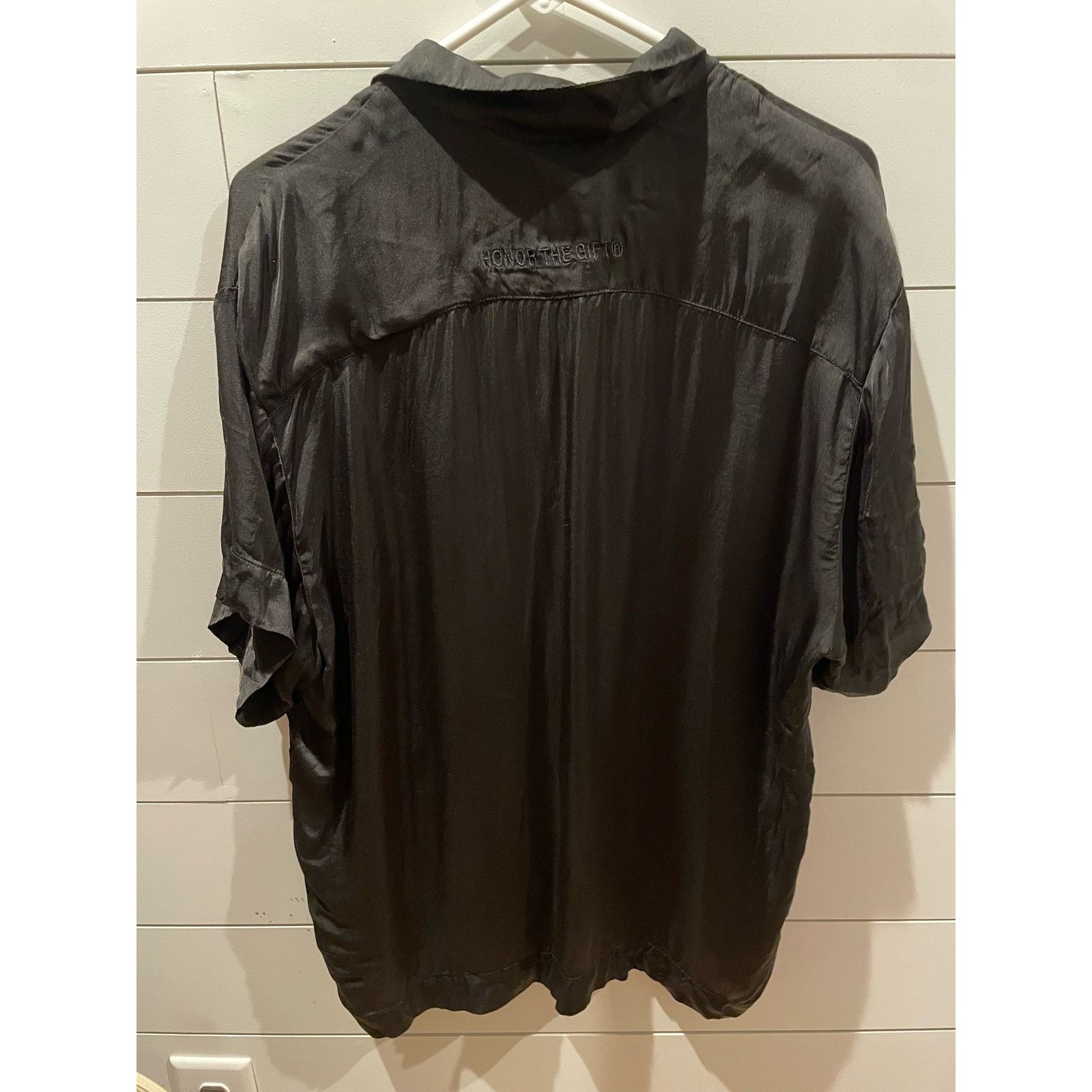 Honor the Gift Honor the Gift Men's Black Century Camp Button Shirt, L Size US L / EU 52-54 / 3 - 15 Thumbnail