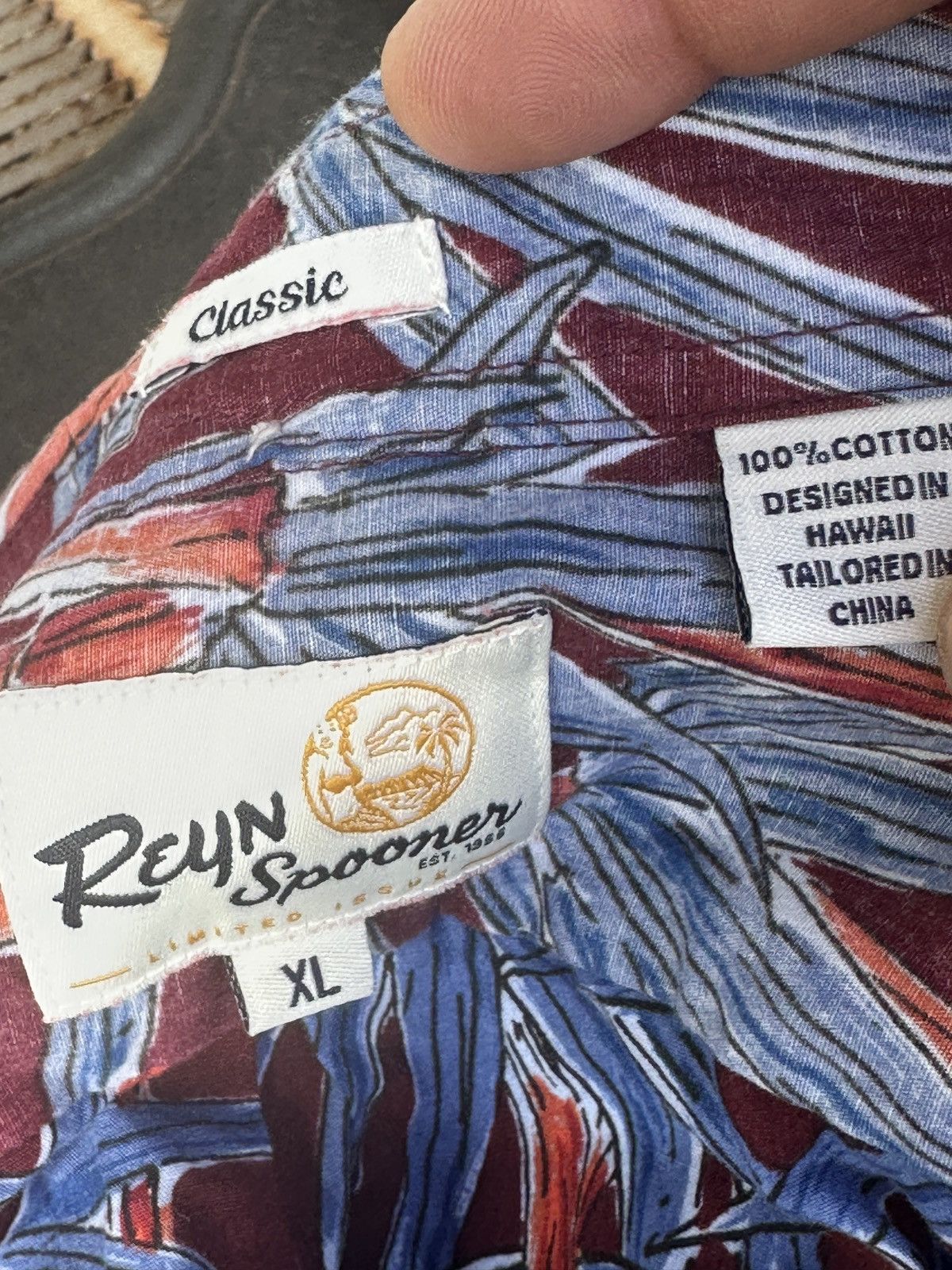 Reyn Spooner PreOwned Reyn Spooner Hawaiian Print Multicolored Men's XL Size US XL / EU 56 / 4 - 4 Thumbnail