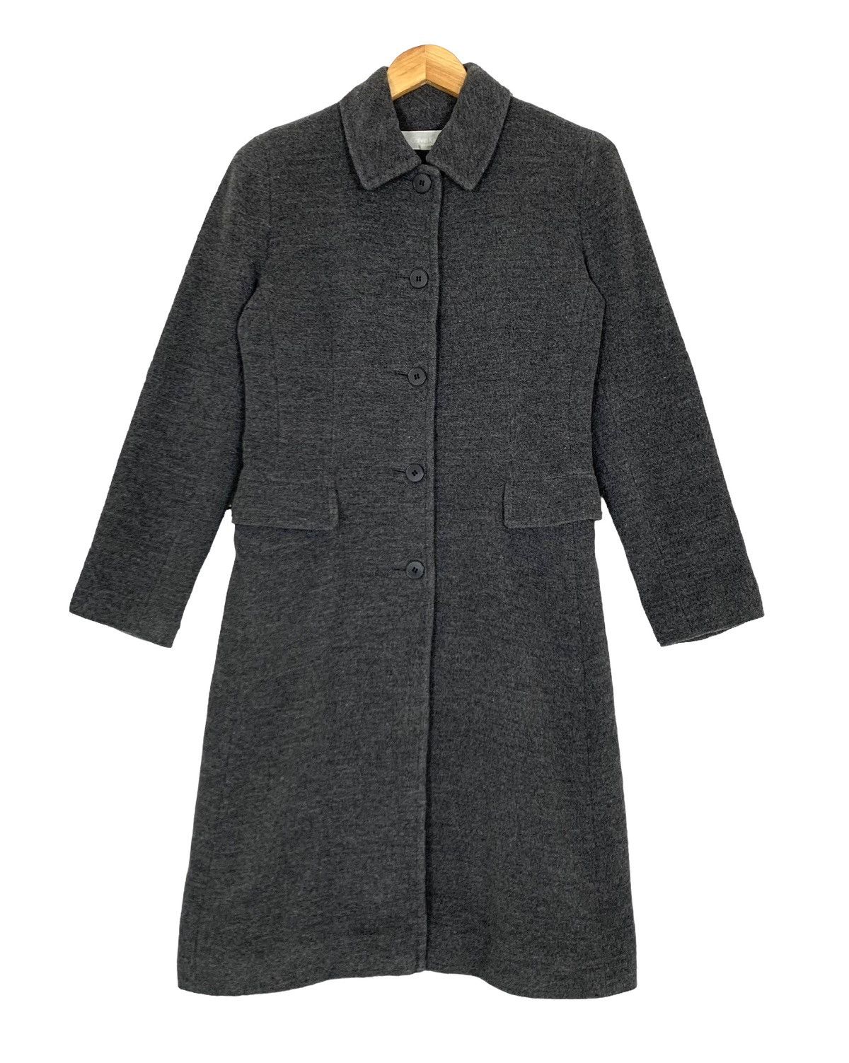 Vintage Calvin Klein Wool Women Style Long Coat
