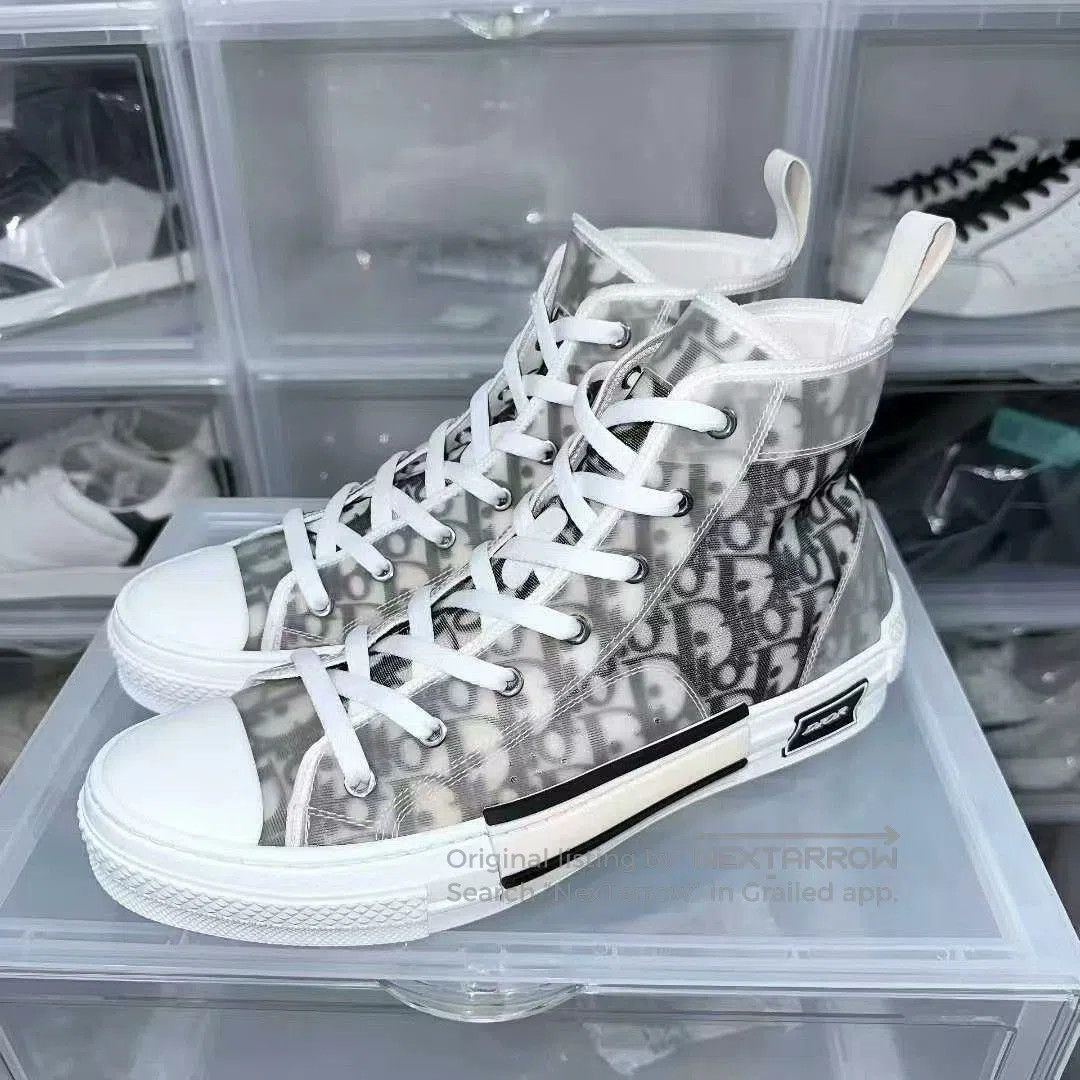 Dior dior b23 sneakers in black and white. Size US 10 / EU 43 - 1 Thumbnail